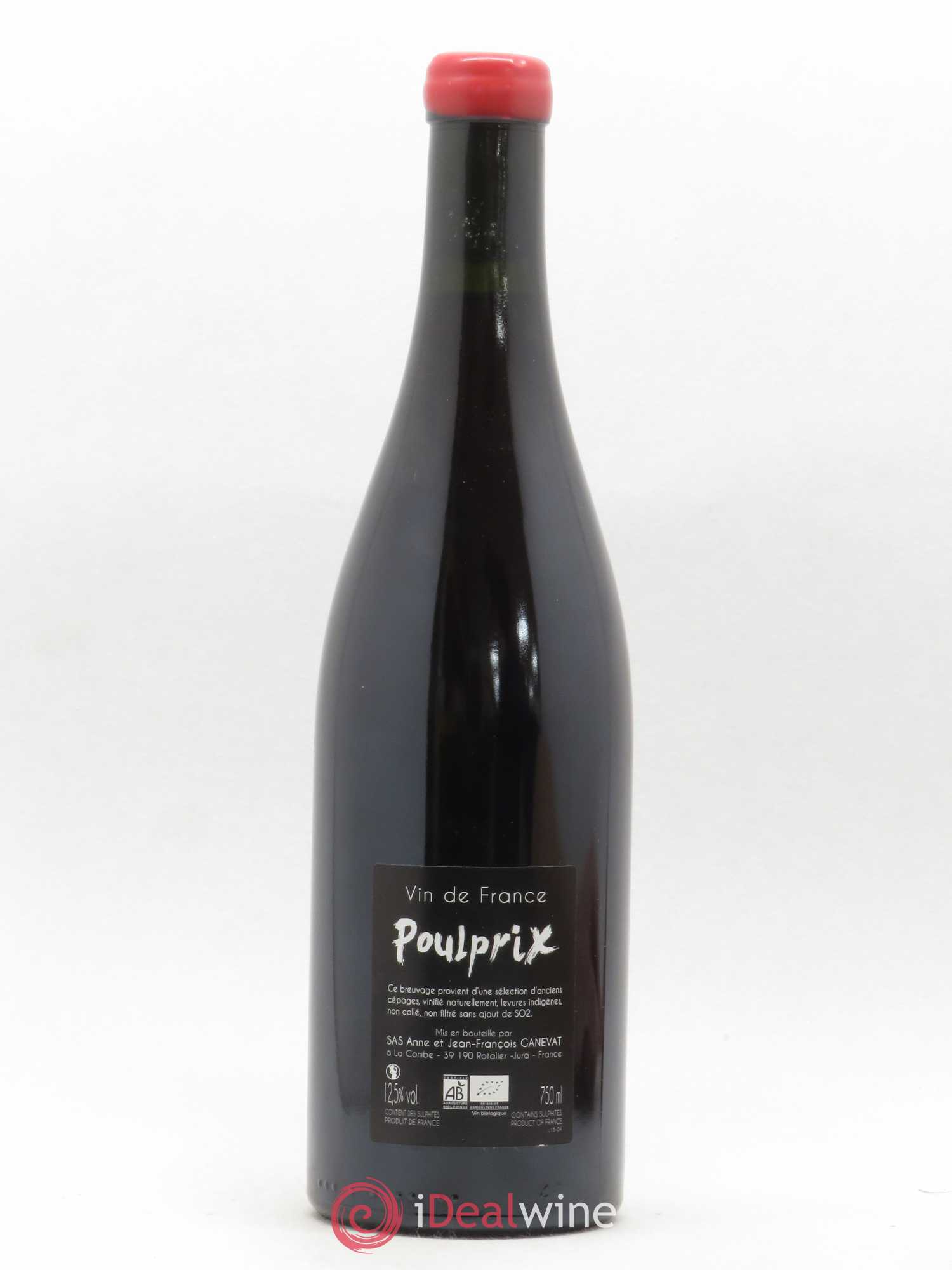 Vin de France Poulprix Anne et Jean François Ganevat 2015 - Lot de 1 bouteille - 1