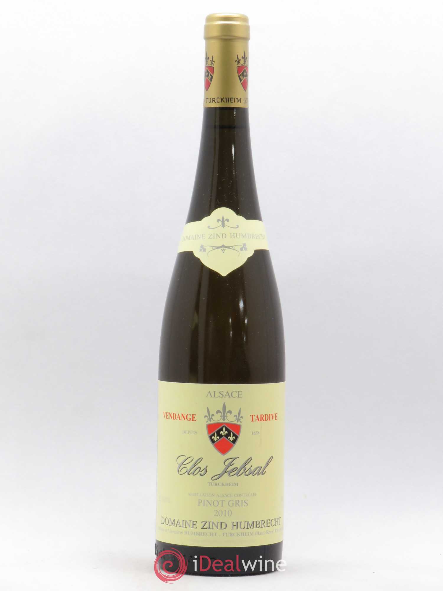 Alsace Pinot Gris Clos Jebsal Vendanges Tardives Zind-Humbrecht (Domaine) 2010 - Lotto di 1 bottiglia - 0