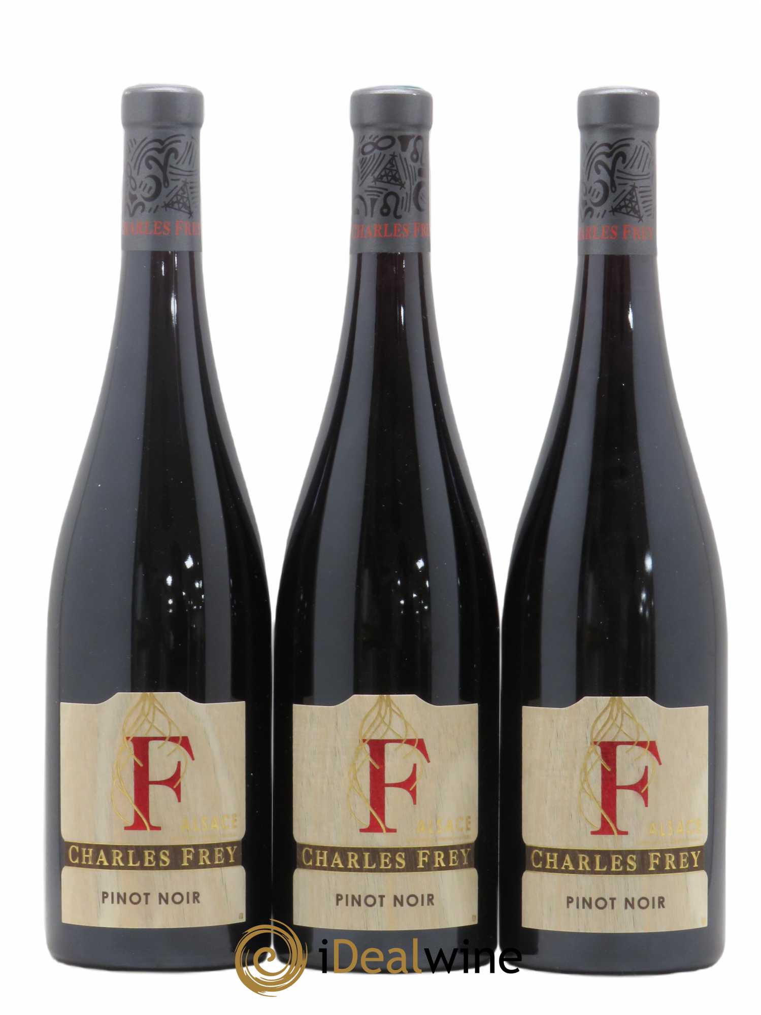 Pinot Noir F Charles Frey 2015 - Lot de 3 bouteilles - 0