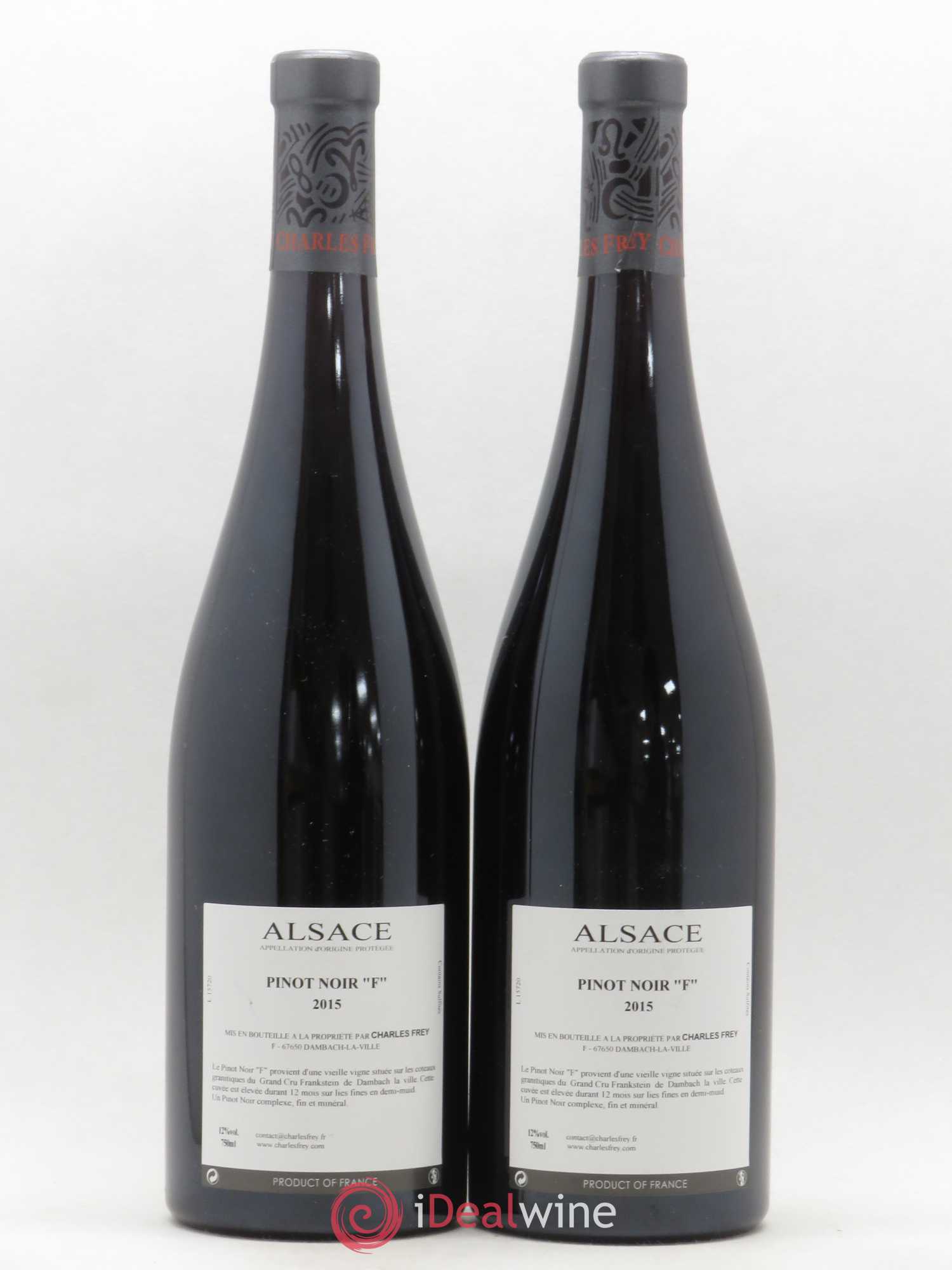 Pinot Noir F Charles Frey 2015 - Lot de 2 bouteilles - 1