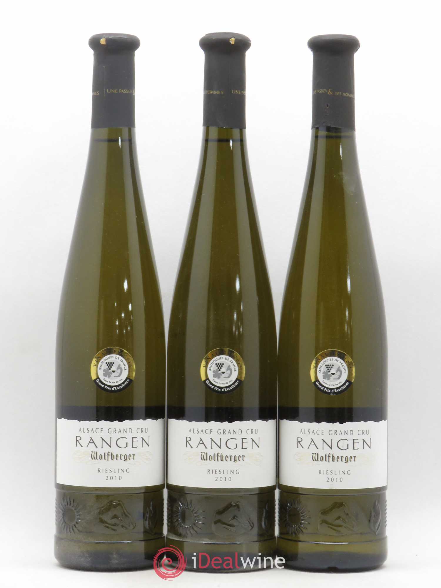 Riesling Grand Cru Rangen Wolfberger 2010 - Lot de 3 bouteilles - 0