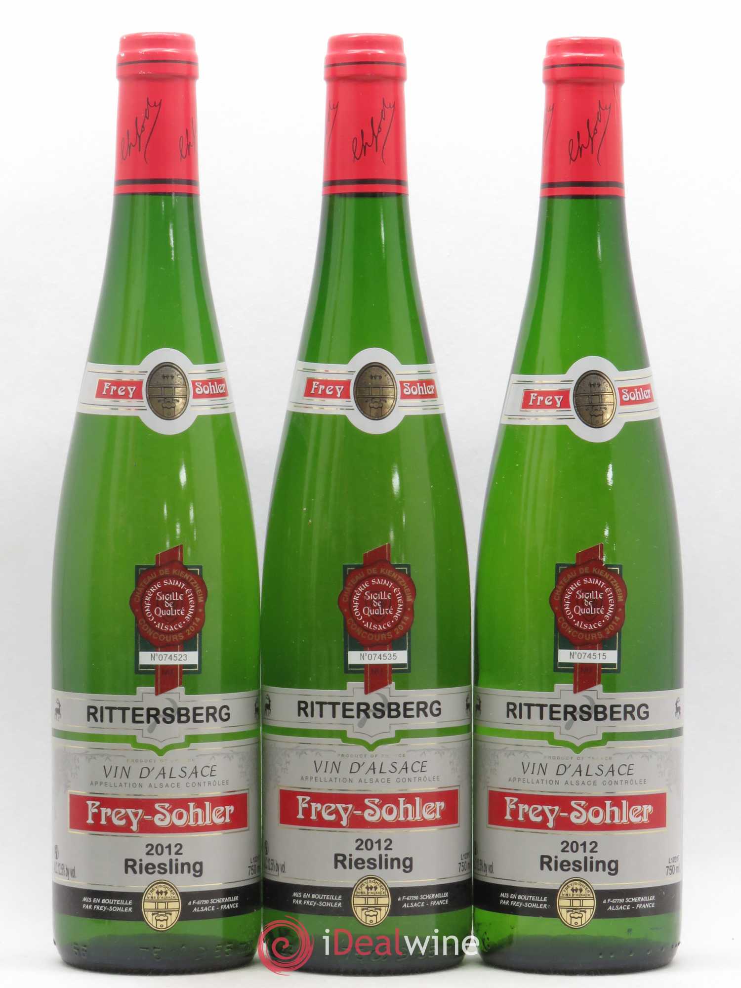 Riesling Rittersberg Frey Sohler 2012 - Posten von 3 Flaschen - 0