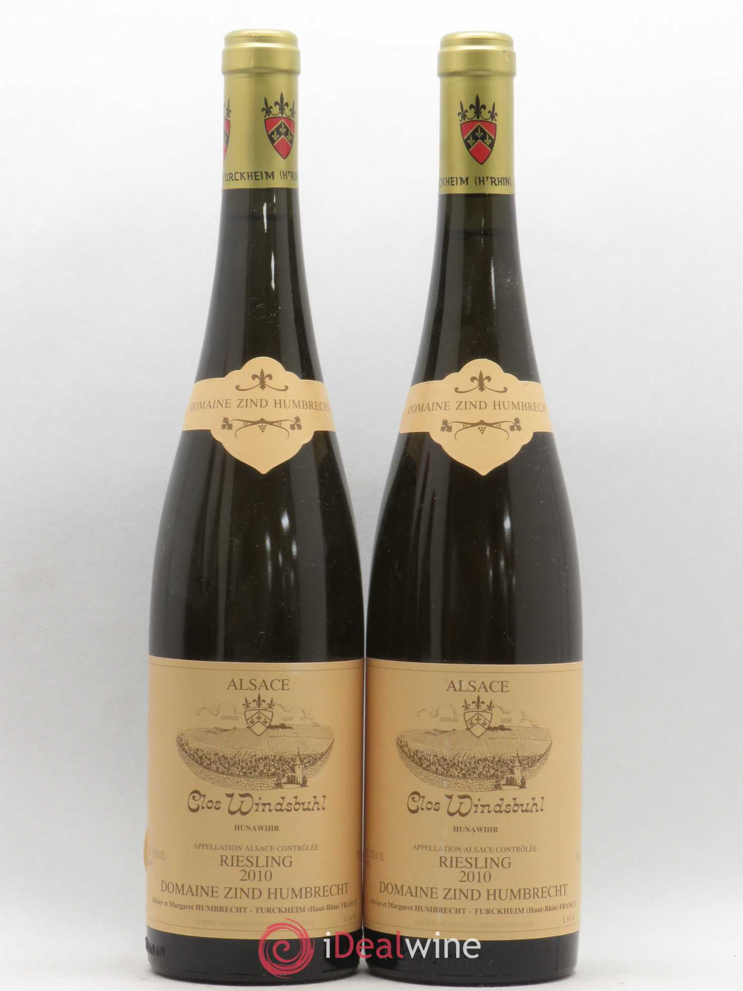 Alsace Riesling Clos Windsbuhl Zind-Humbrecht (Domaine) 2010 - Lot de 2 bouteilles - 0