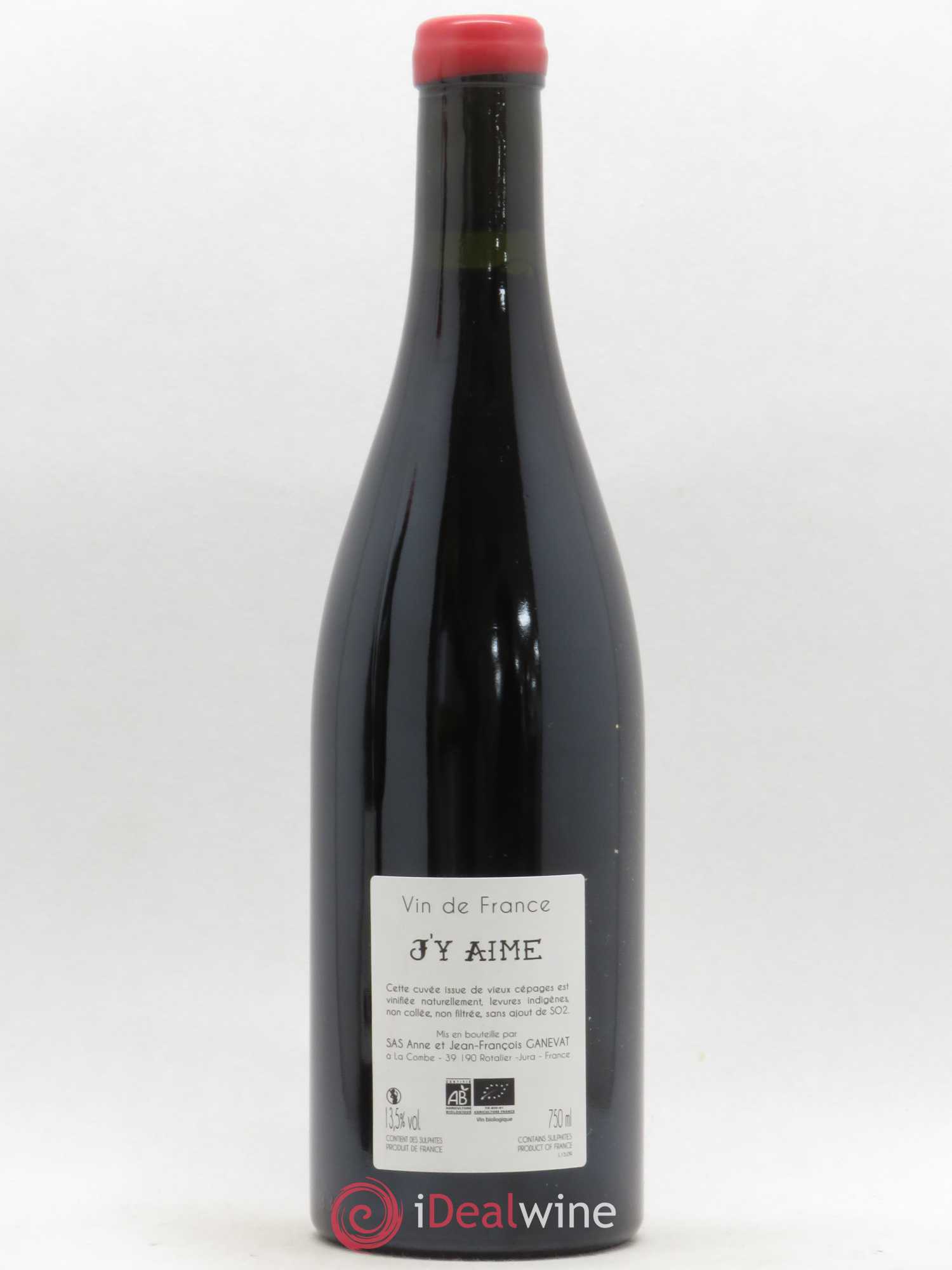 Vin de France J'y Aime Anne et Jean François Ganevat 2015 - Lot de 1 bouteille - 1