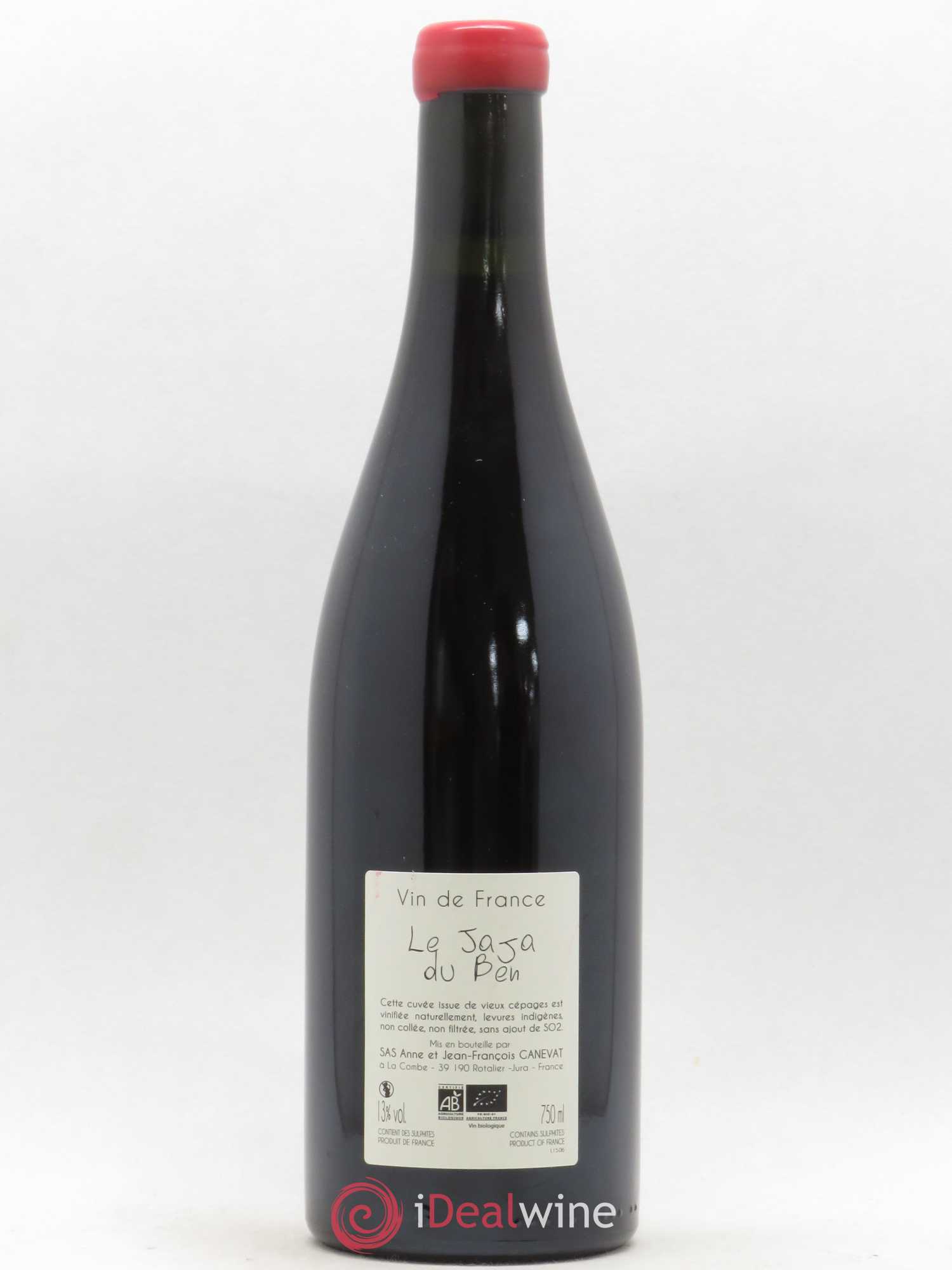 Vin de France Le Jaja du Ben Anne et Jean François Ganevat 2015 - Lot of 1 bottle - 1