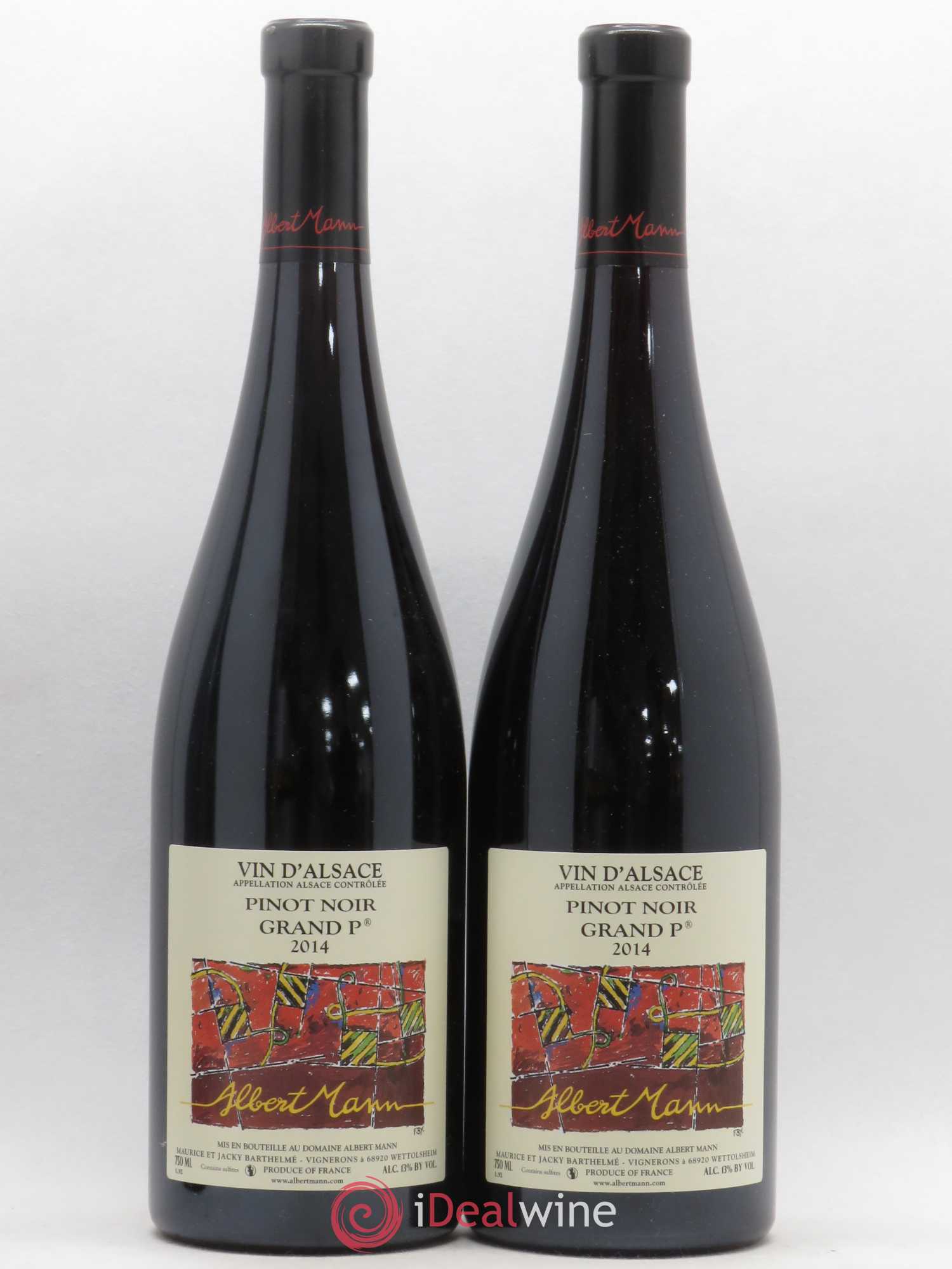 Pinot Noir Grand P Albert Mann 2014 - Posten von 2 Flaschen - 0