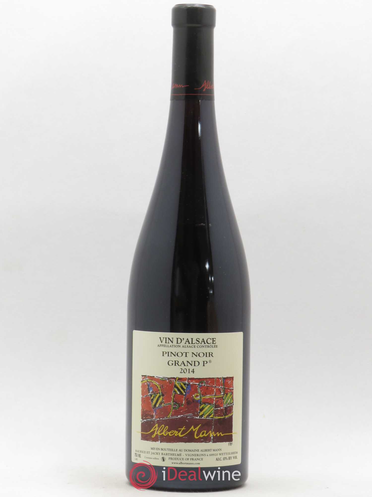 Pinot Noir Grand P Albert Mann 2014 - Posten von 1 Flasche - 0