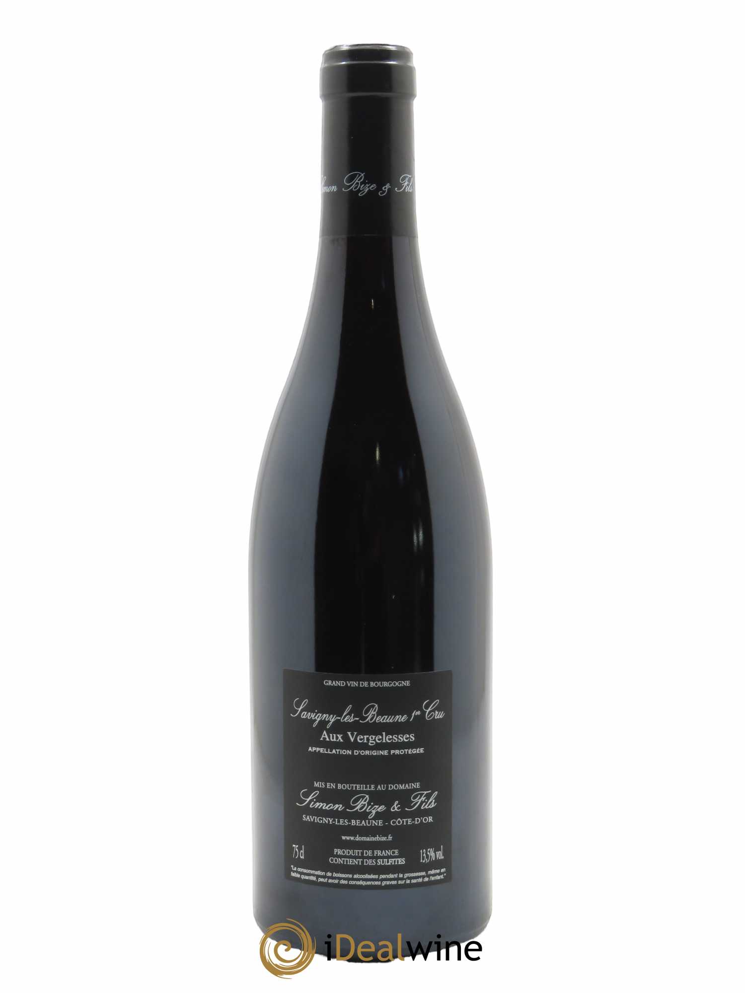 Savigny-lès-Beaune 1er Cru Aux Vergelesses Simon Bize & Fils 2018 - Lot de 1 bouteille - 1