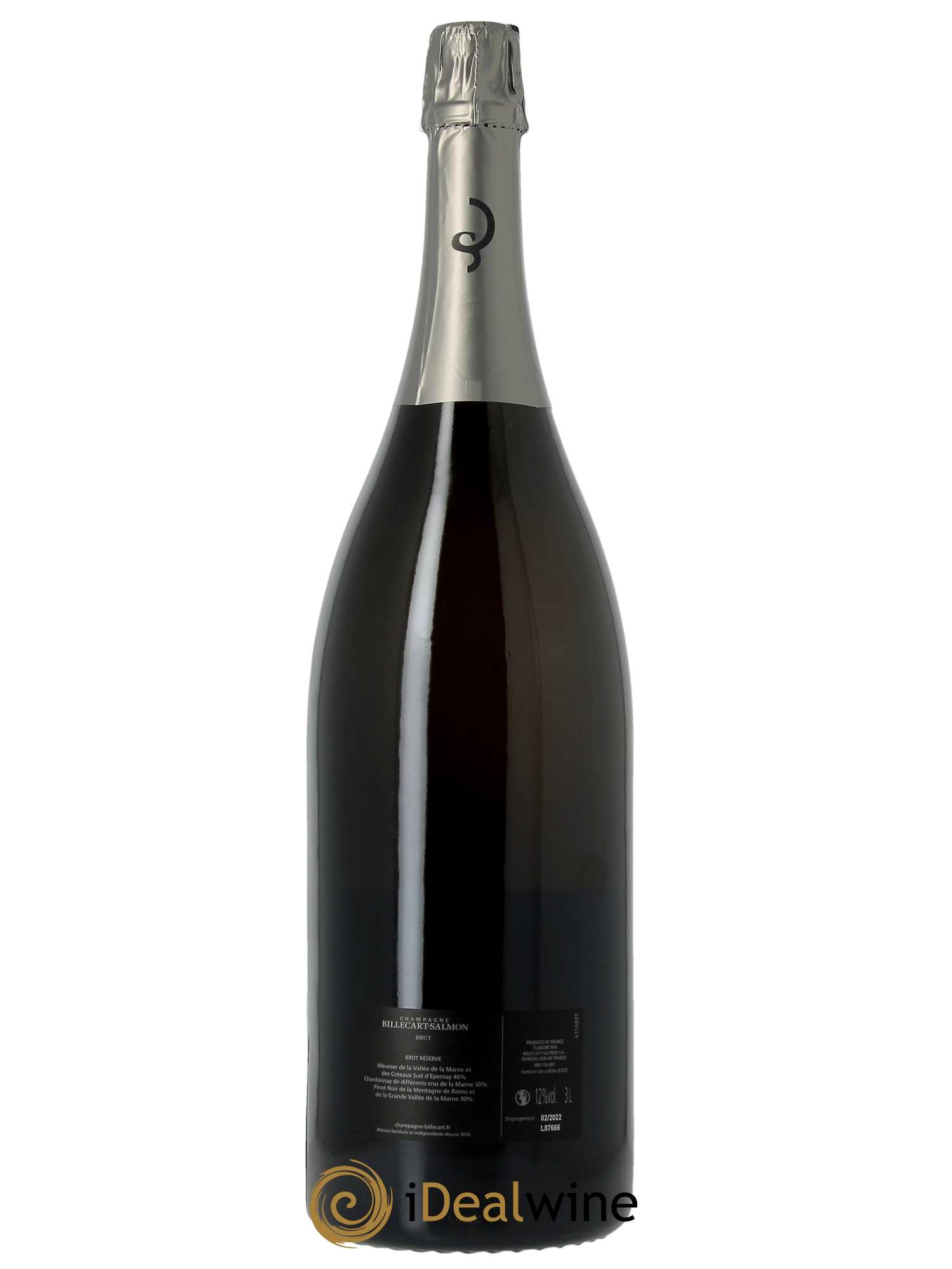 Brut Réserve Billecart-Salmon - Lot de 1 double magnum - 1