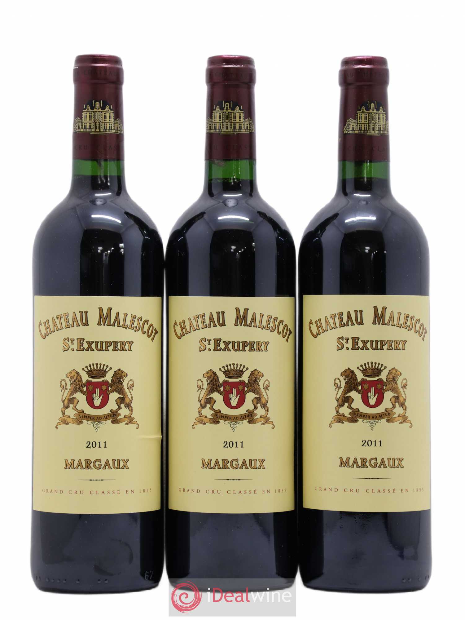 Château Malescot Saint-Exupéry 3ème Grand Cru Classé 2011 - Lot de 3 bouteilles - 0