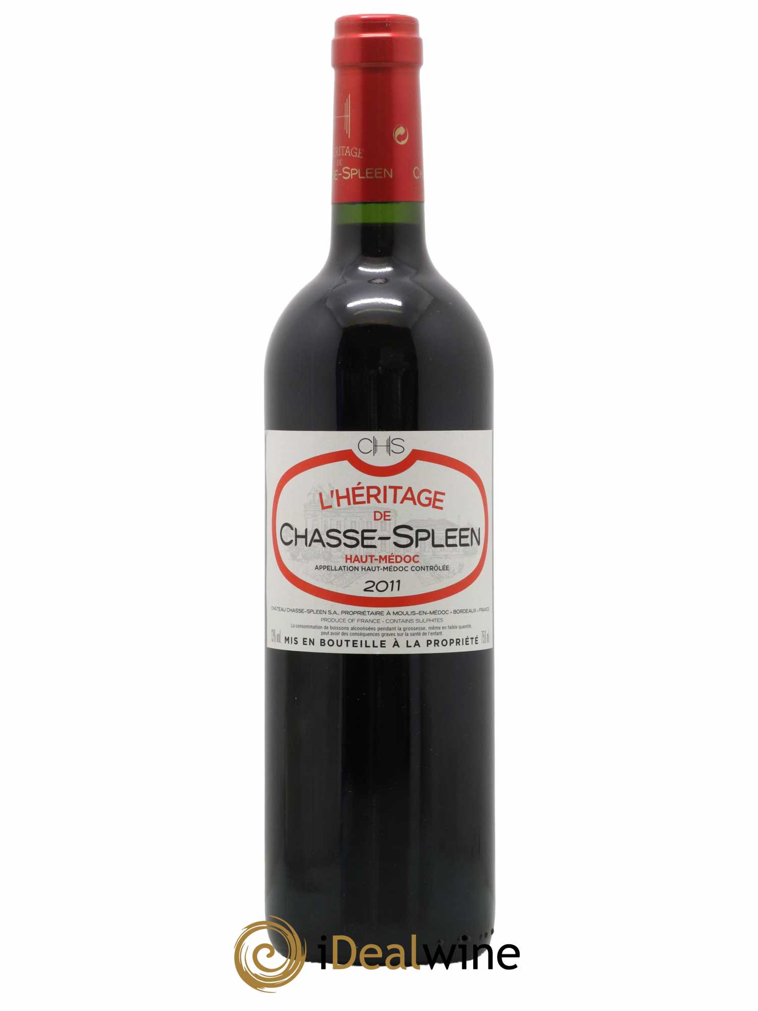 Héritage (Ermitage) de Chasse Spleen 2011 - Lot de 1 bouteille - 0