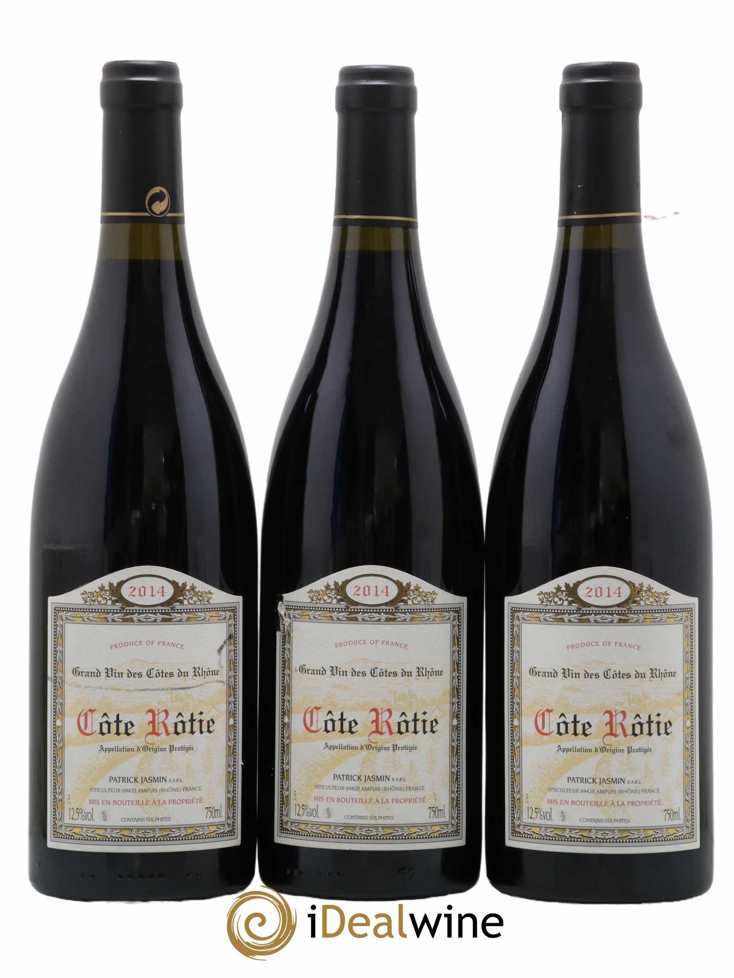 Côte-Rôtie Jasmin (Domaine) 2014 - Lot de 3 bouteilles - 0