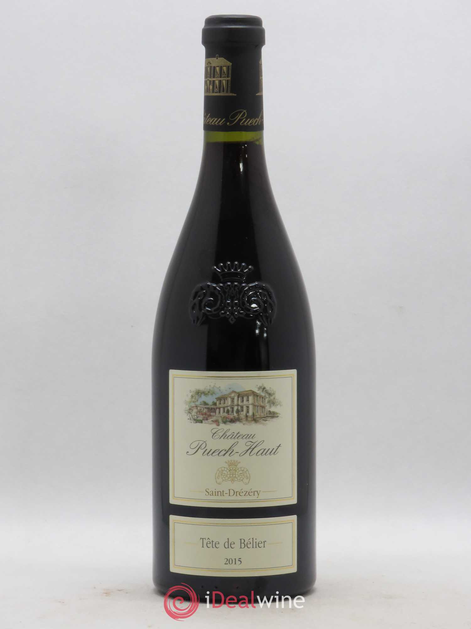 Languedoc Château Puech-Haut Tête de Bélier Gérard Bru 2015 - Posten von 1 Flasche - 0