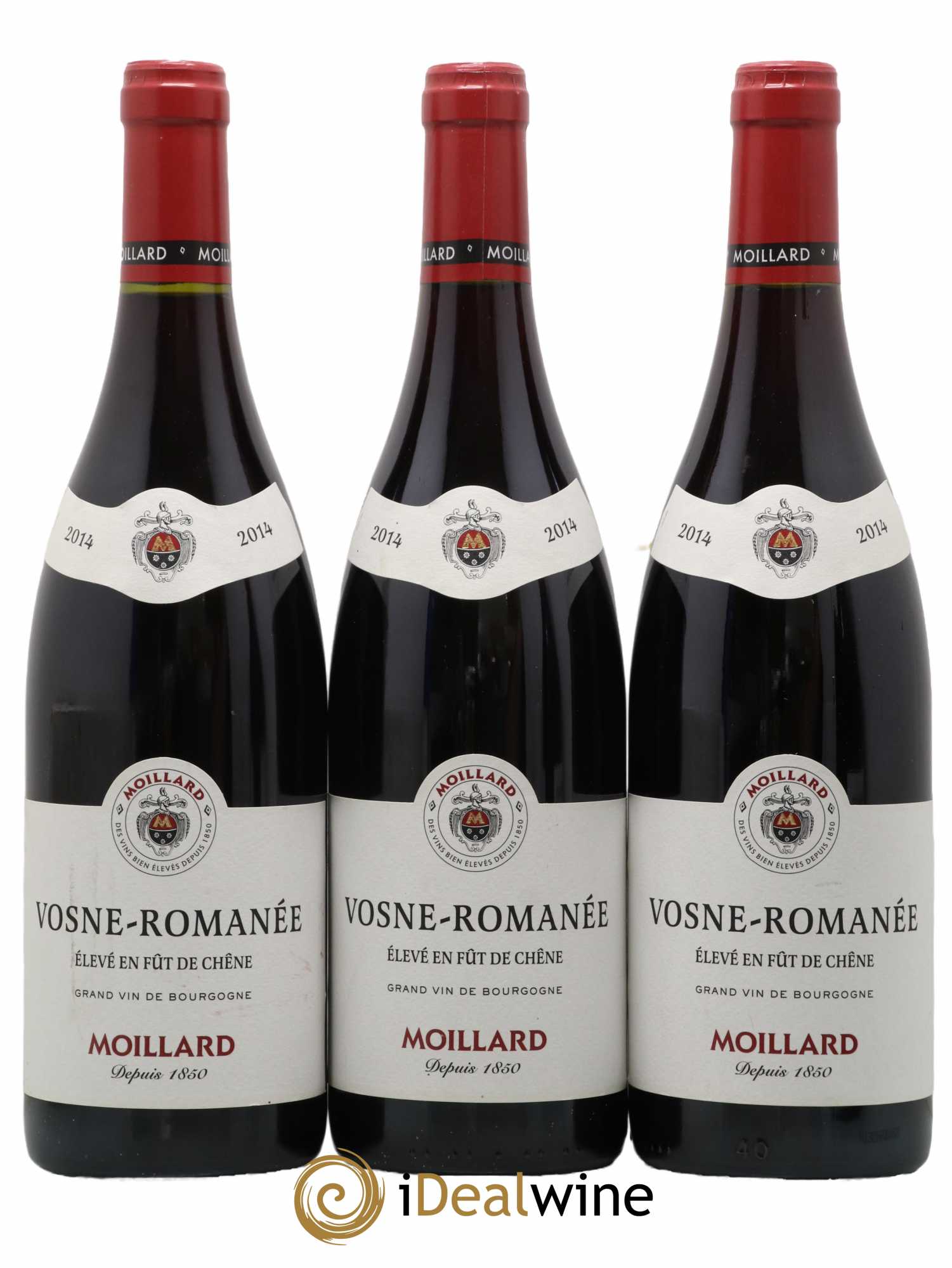 Vosne-Romanée Maison Moillard 2014 - Lot de 3 bouteilles - 0