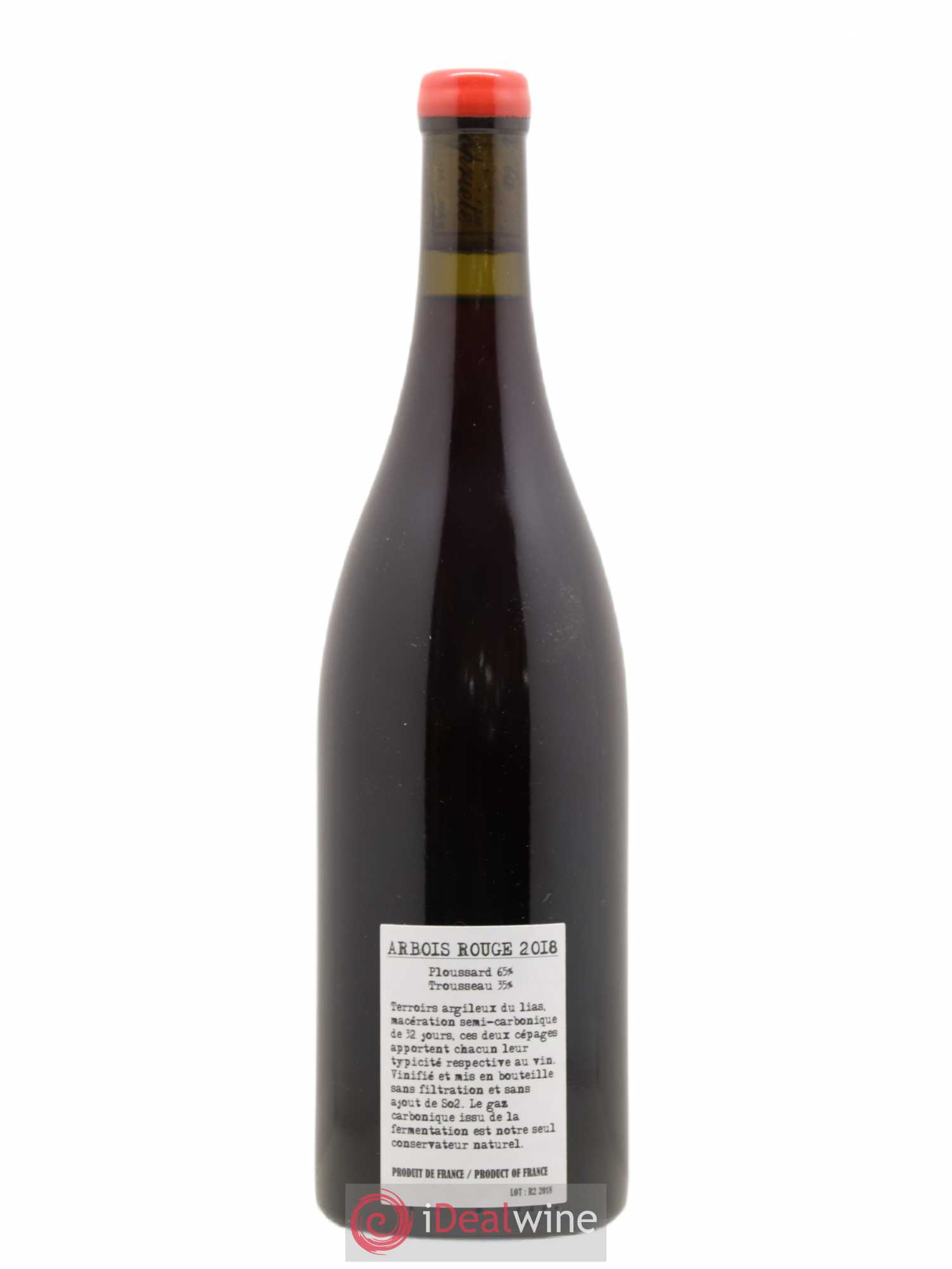 Arbois Ploussard Trousseau Adeline Houillon & Renaud Bruyère 2018 - Lot de 1 bouteille - 1
