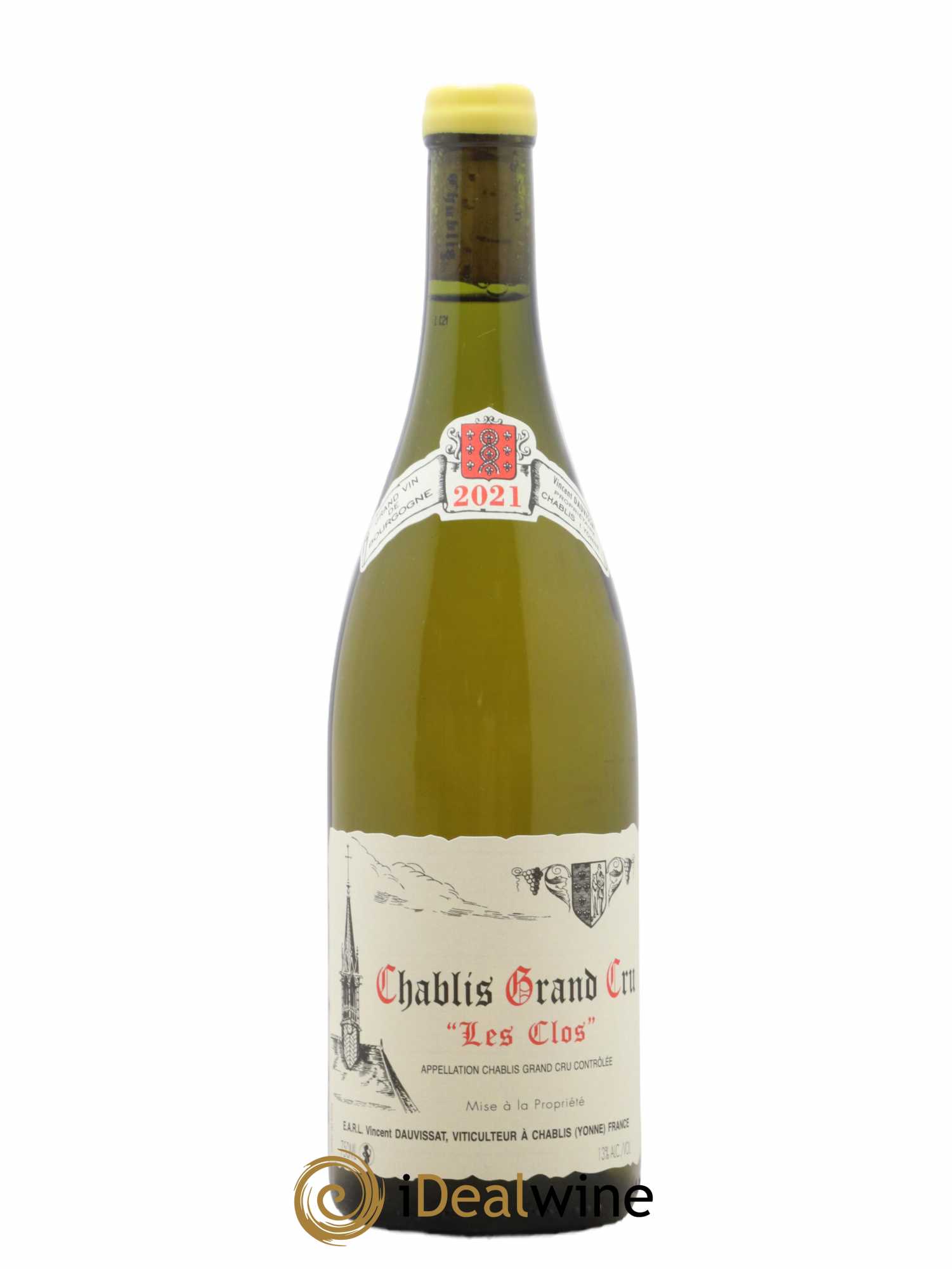 Chablis Grand Cru Les Clos Vincent Dauvissat (Domaine) 2021 - Lot de 1 bouteille - 0