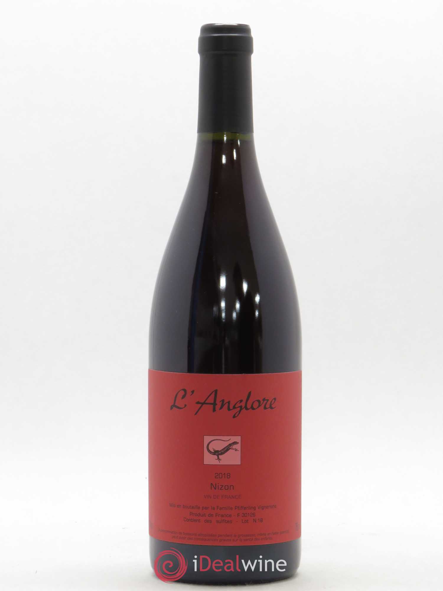Vin de France Nizon L'Anglore 2018 - Lot de 1 bouteille - 0