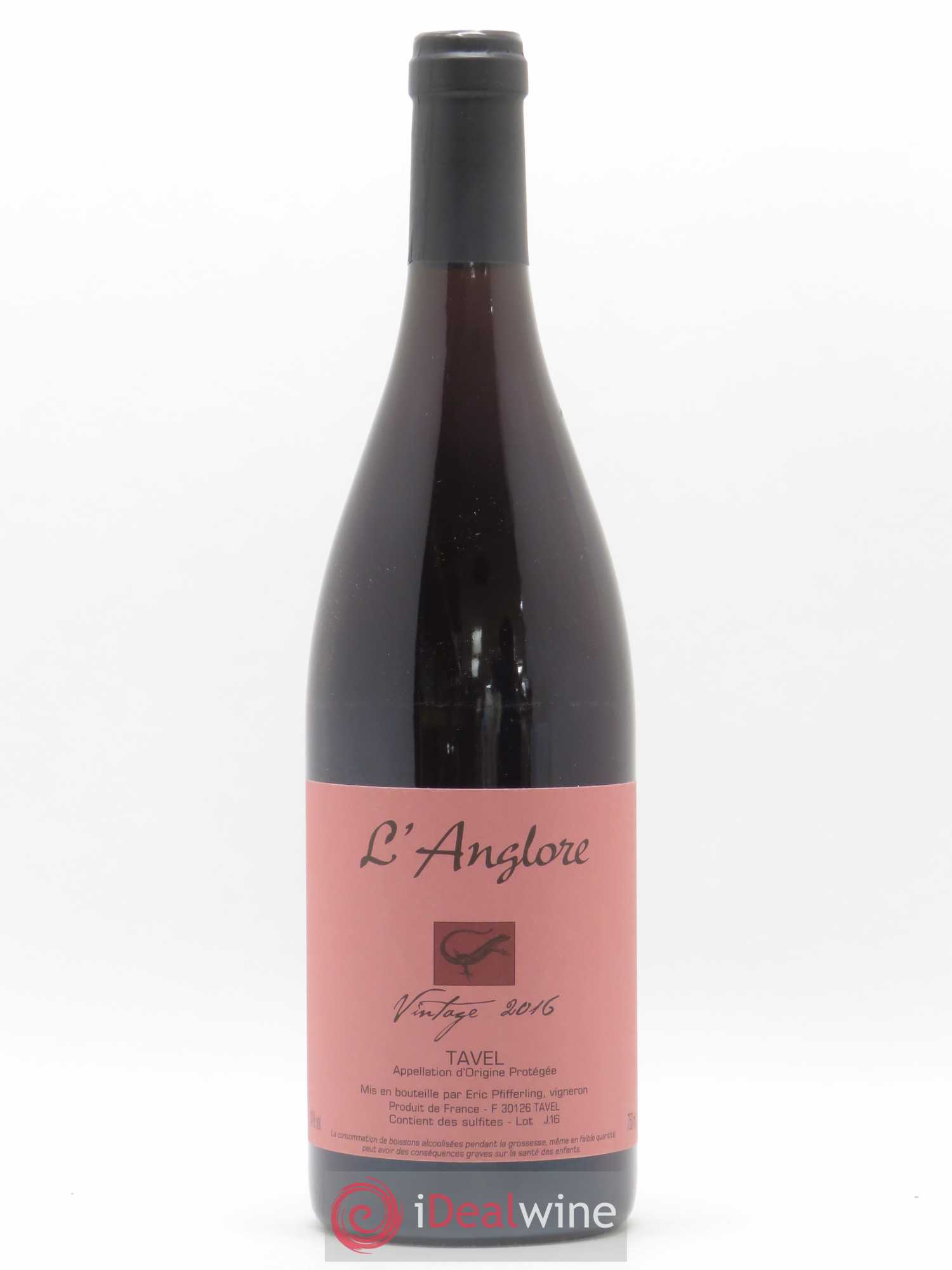 Tavel Vintage L'Anglore 2016 - Lot de 1 bouteille - 0