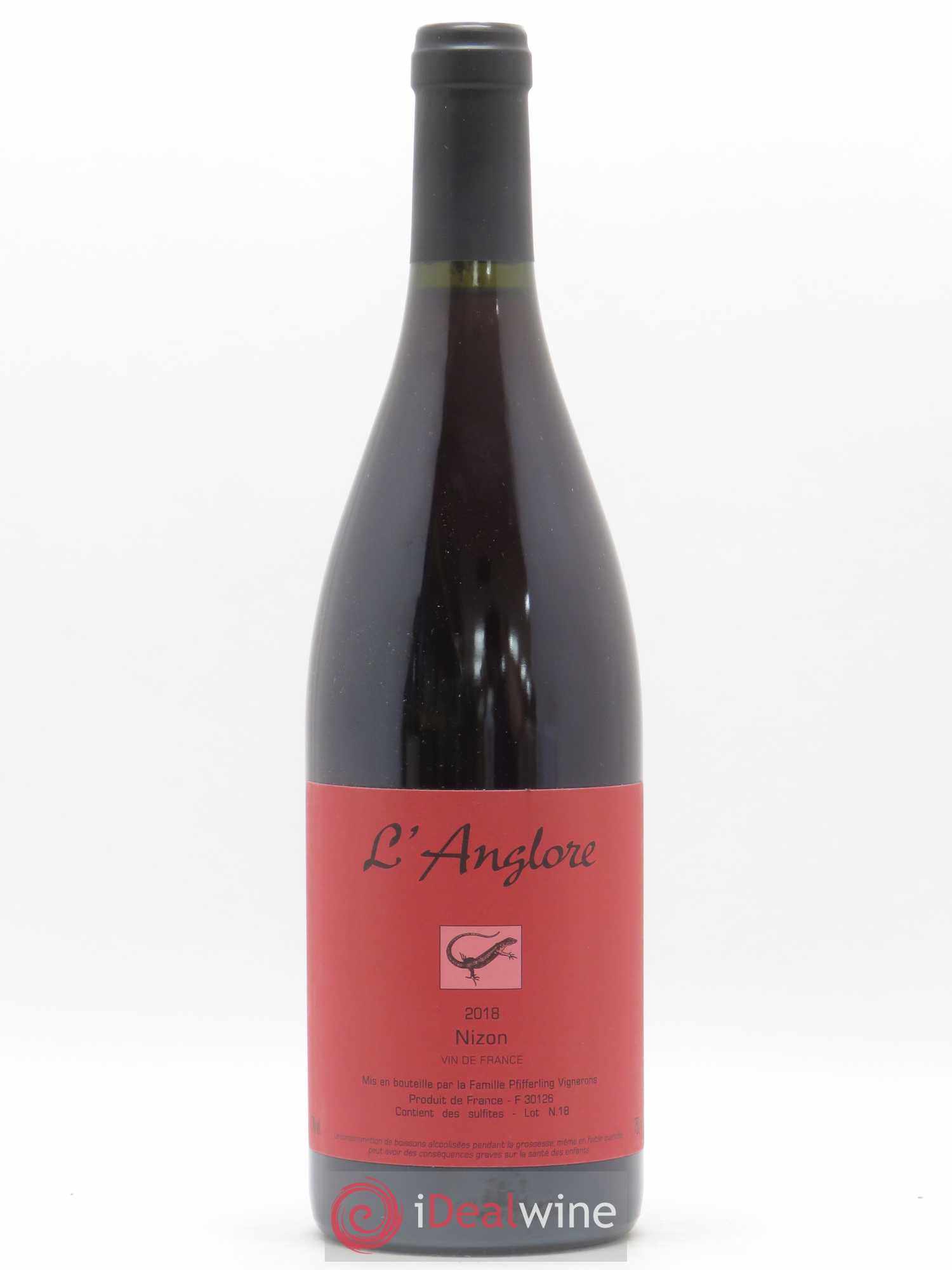Vin de France Nizon L'Anglore 2018 - Lot de 1 bouteille - 0