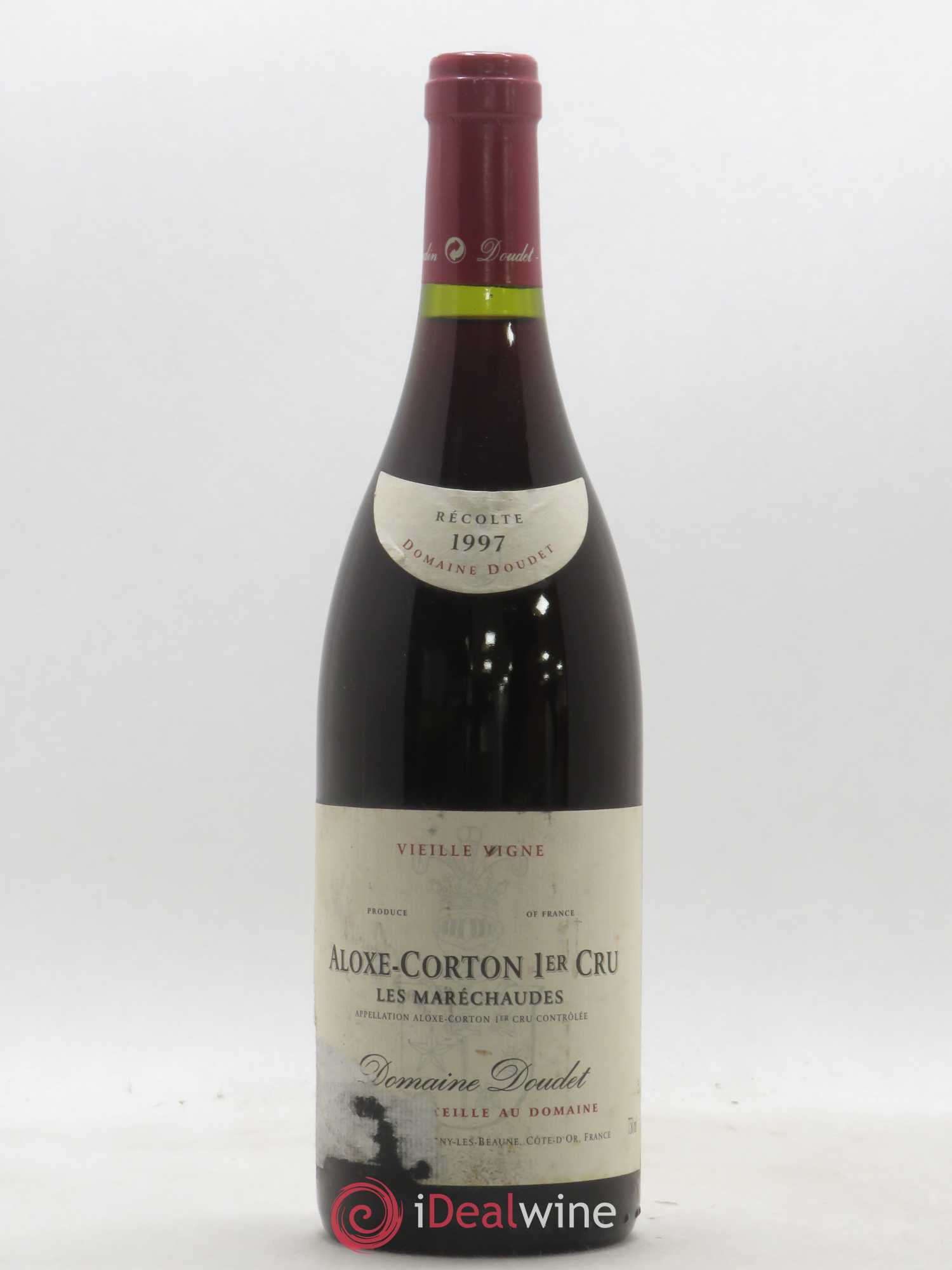 Aloxe-Corton 1er Cru Les Marechaudes Vieille Vigne Domaine Doudet 1997 - Posten von 1 Flasche - 0