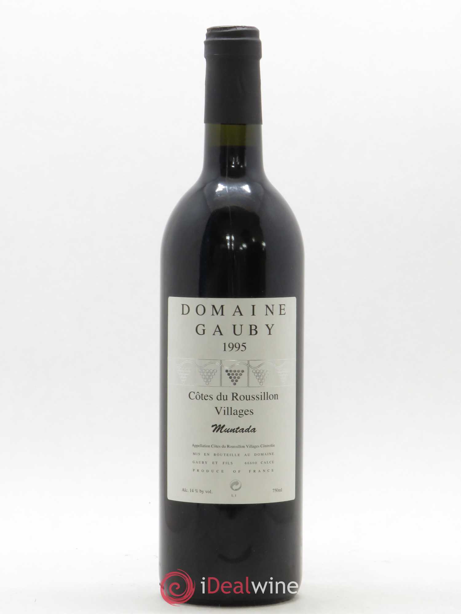 Côtes Catalanes (anciennement Côtes du Roussillon Villages) La Muntada Gauby (Domaine) 1995 - Lot de 1 bouteille - 0