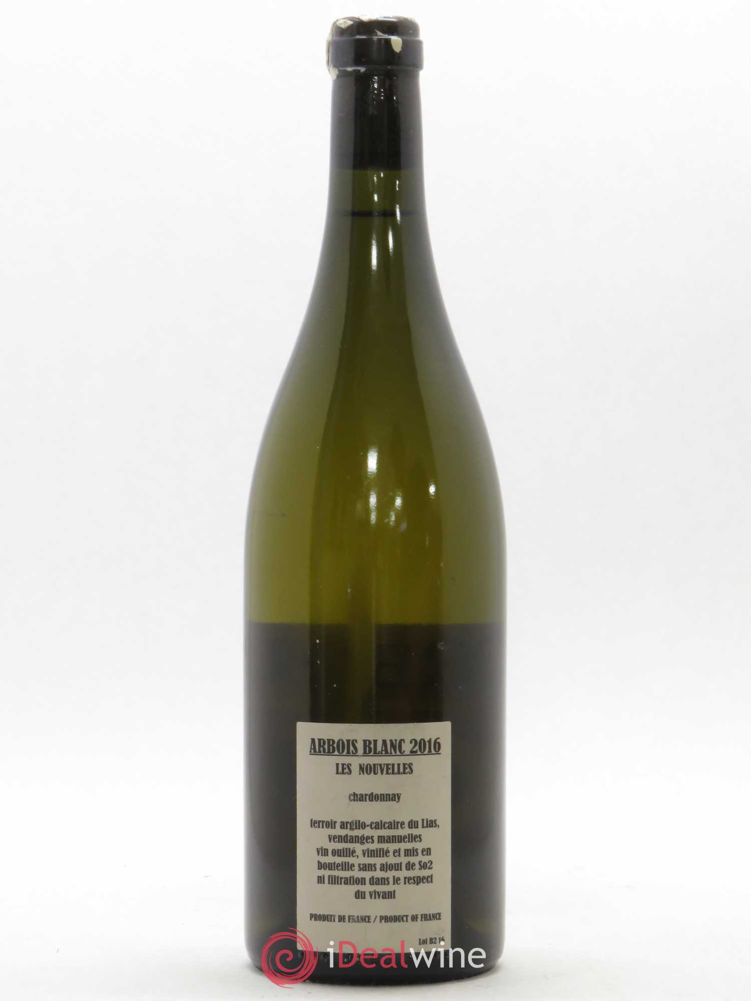 Arbois-Pupillin Chardonnay Adeline Houillon & Renaud Bruyère Les Nouvelles  2016 - Posten von 1 Flasche - 1