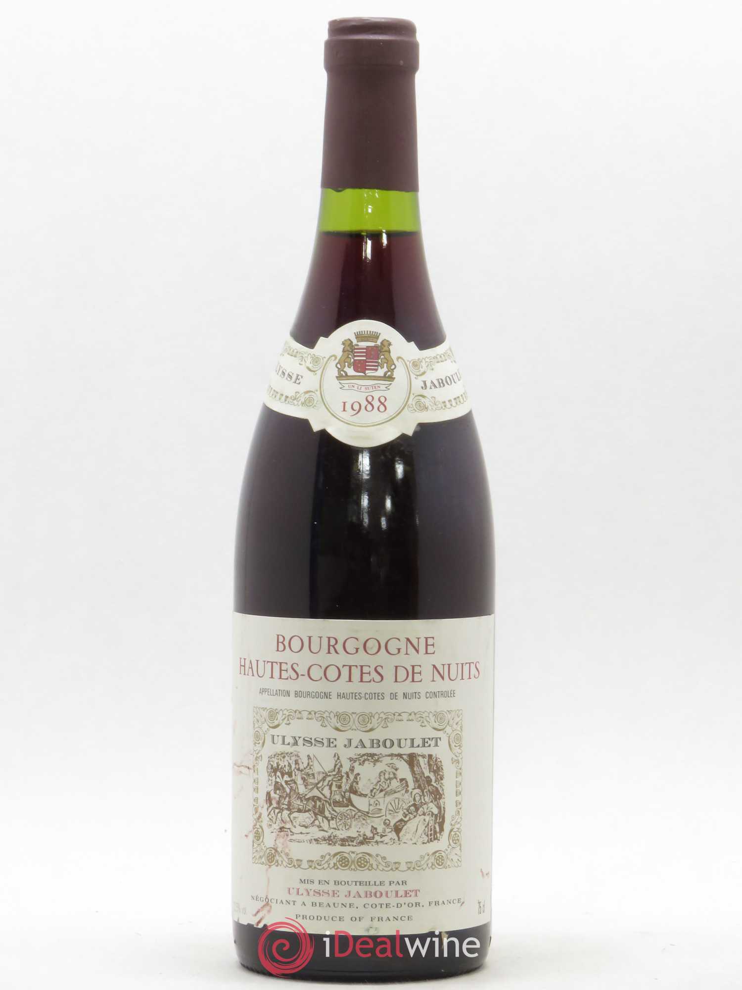 Hautes-Côtes de Nuits Ulysse Jaboulet 1988 - Lot de 1 bouteille - 0