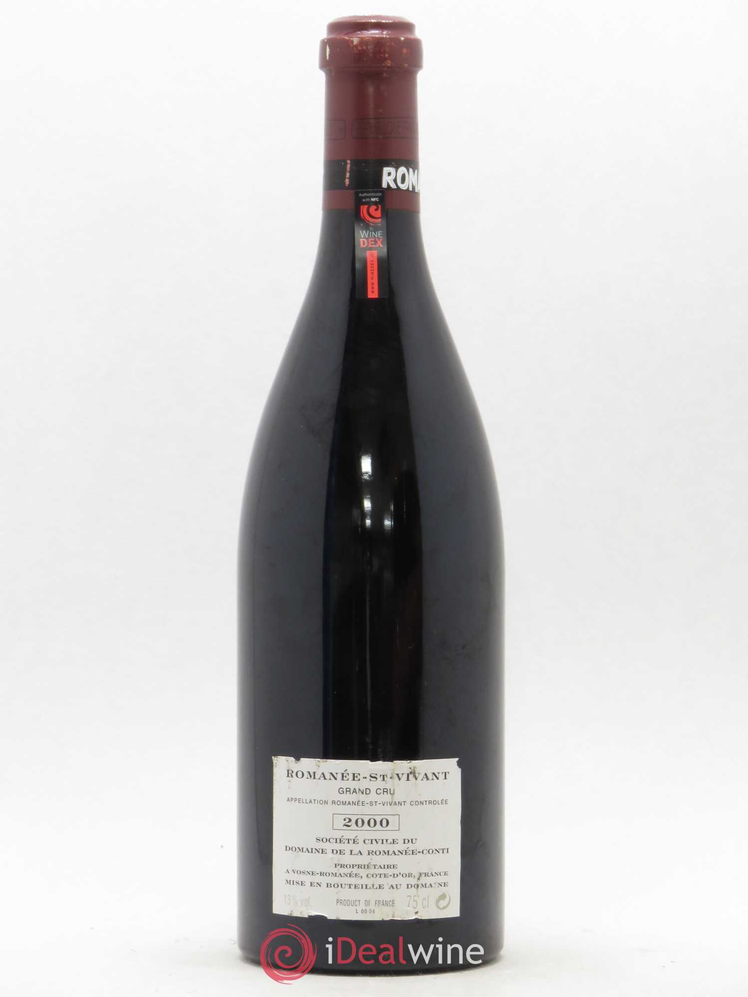 Romanée-Saint-Vivant Grand Cru Domaine de la Romanée-Conti 2000 - Lot de 1 bouteille - 1