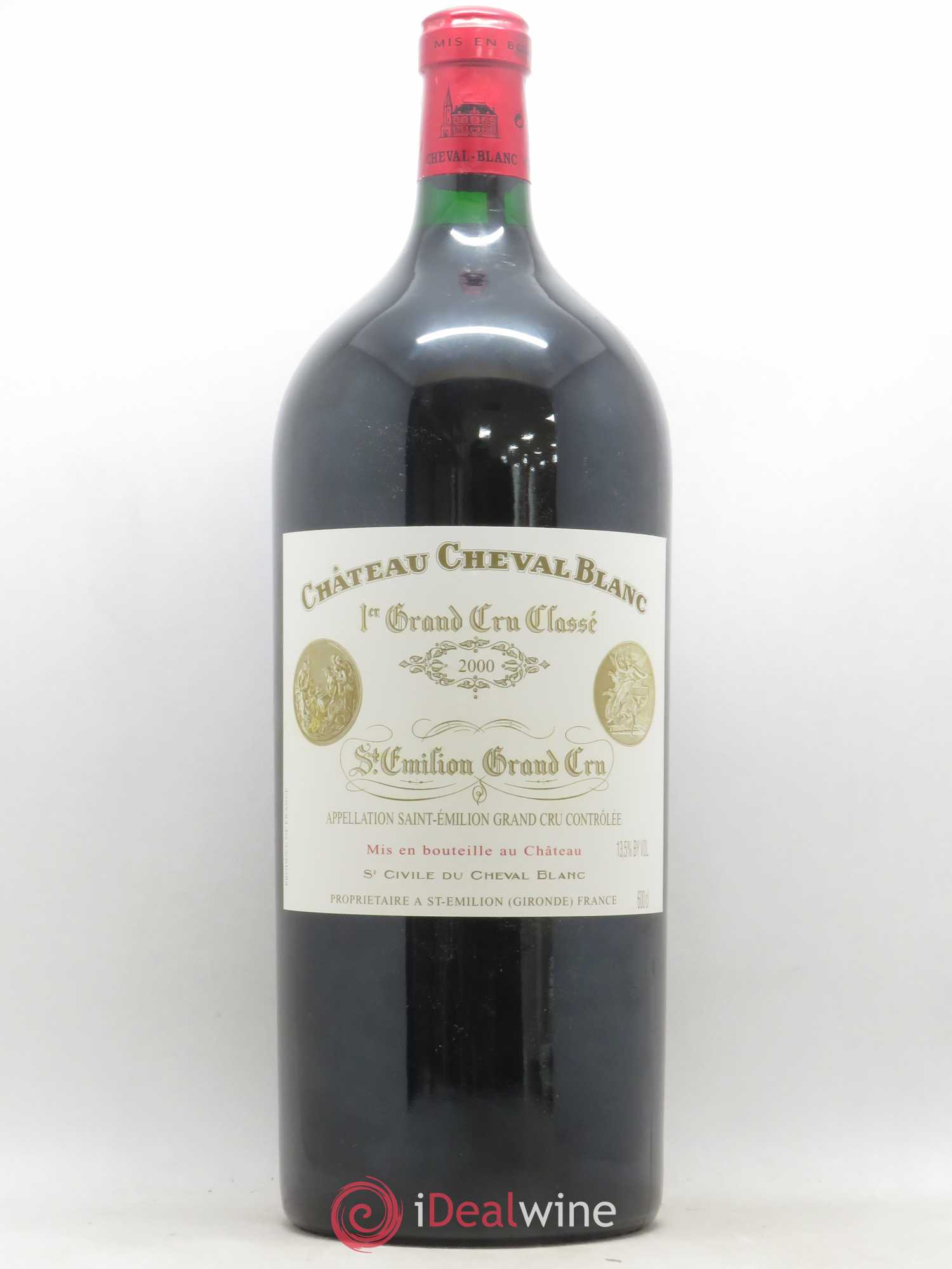 Château Cheval Blanc 1er Grand Cru Classé A 2000 - Lot de 1 impériale - 0