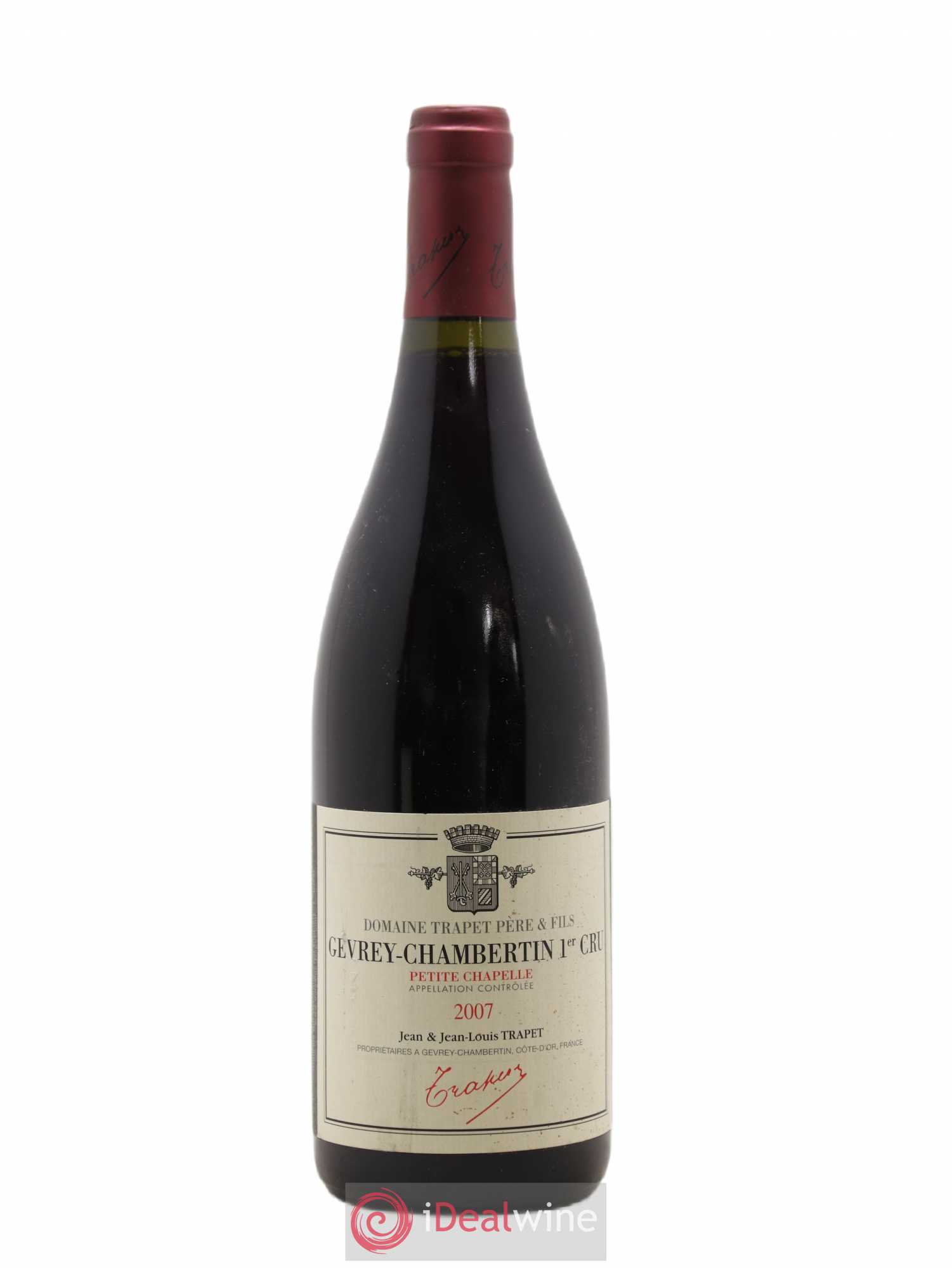 Gevrey-Chambertin 1er Cru Petite Chapelle Domaine Trapet 2007 - Lot de 1 bouteille - 0