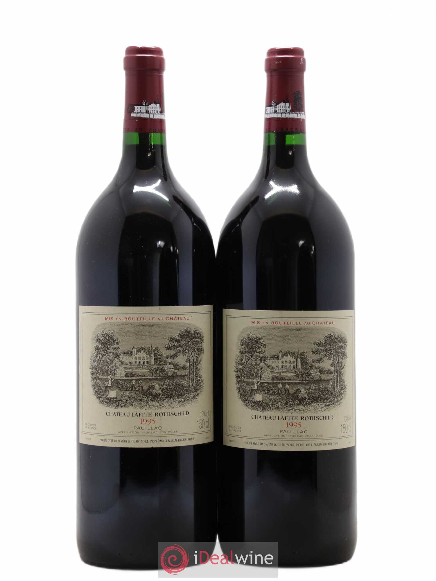 Château Lafite Rothschild 1er Grand Cru Classé 1995 - Lot de 2 magnums - 0