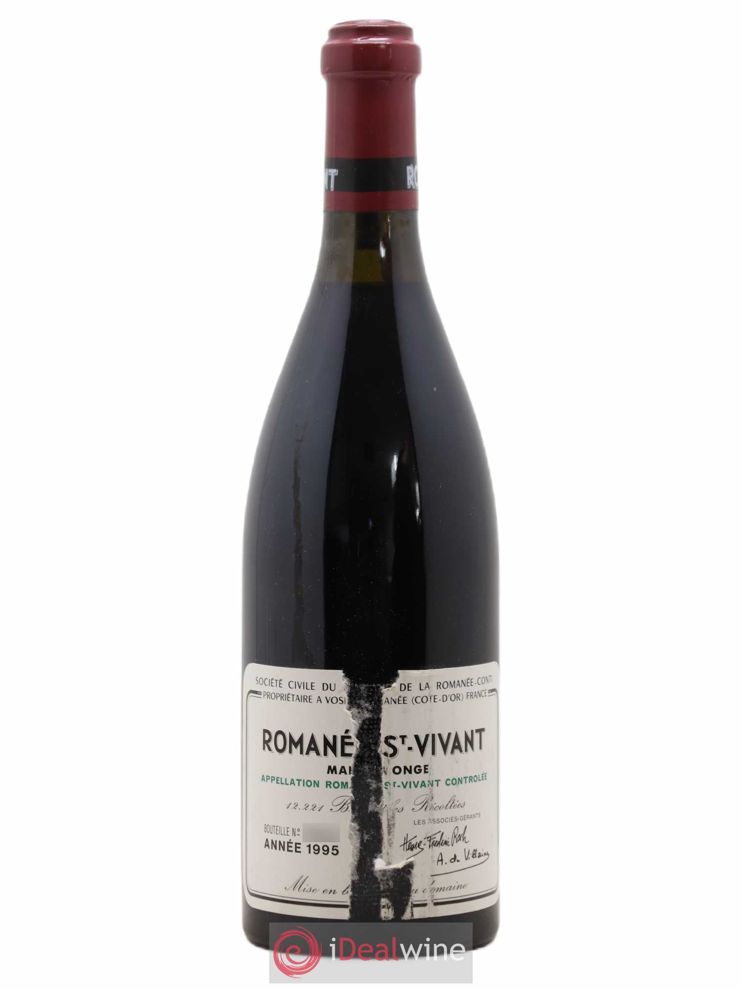 Romanée-Saint-Vivant Grand Cru Domaine de la Romanée-Conti 1995 - Lot de 1 bouteille - 0