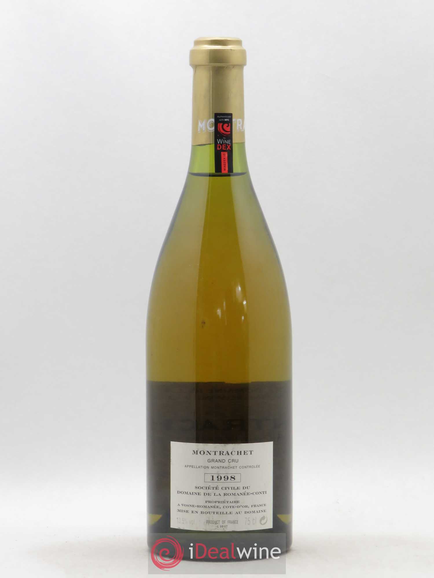 Montrachet Grand Cru Domaine de la Romanée-Conti 1998 - Lot de 1 bouteille - 1