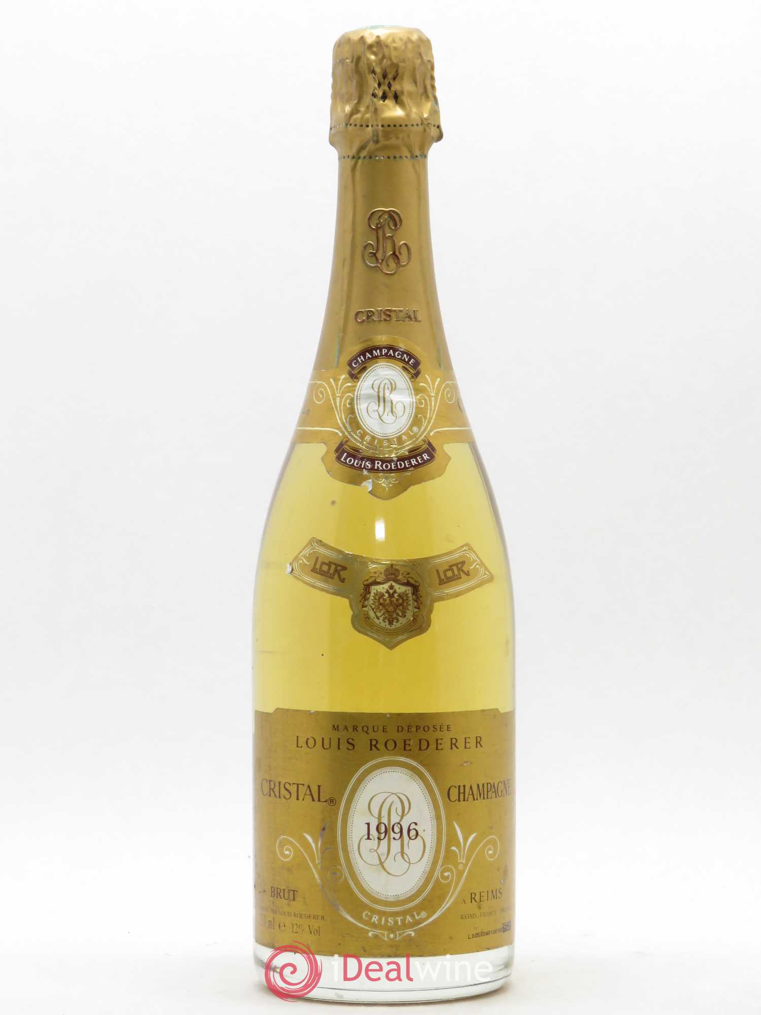 Cristal Louis Roederer 1996 - Lot de 1 bouteille - 0
