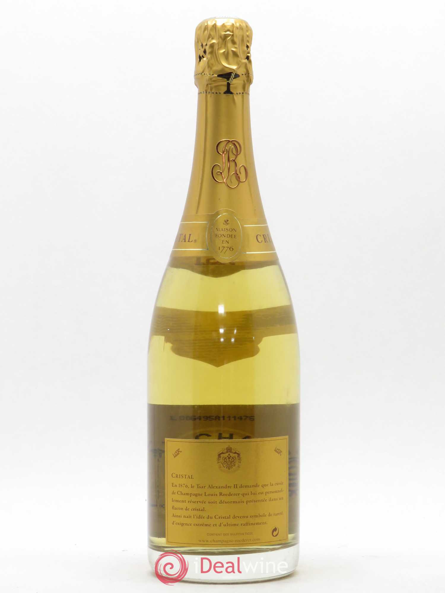 Cristal Louis Roederer 2000 - Lot de 1 bouteille - 1