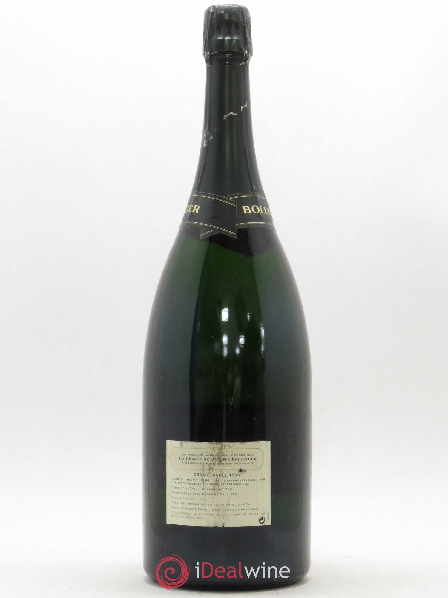La Grande Année Brut Bollinger 1996 - Lot de 1 magnum - 1