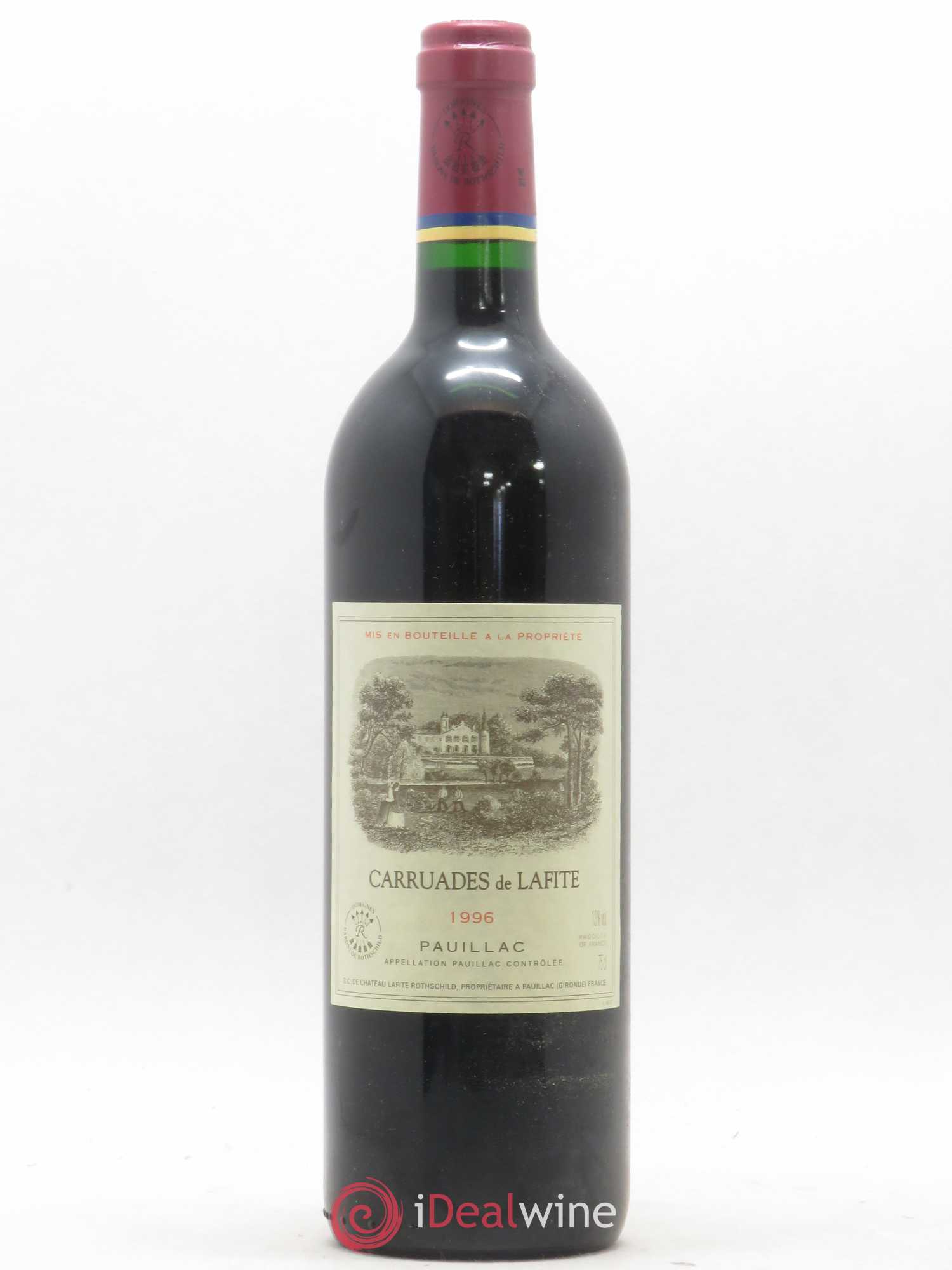 Carruades de Lafite Rothschild Second Vin 1996 - Lot de 1 bouteille - 0