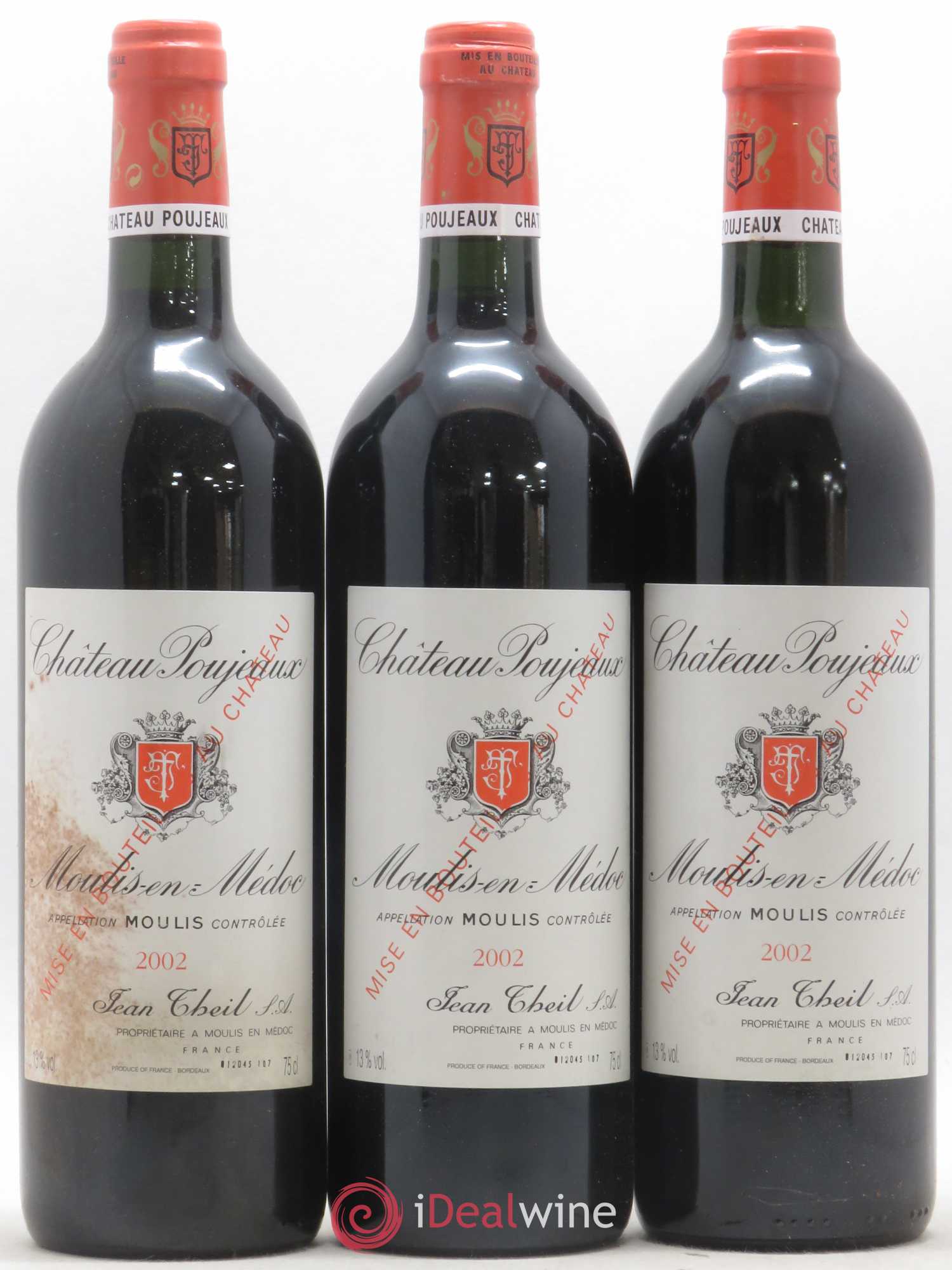 Château Poujeaux 2002 - Lot de 12 bouteilles - 4