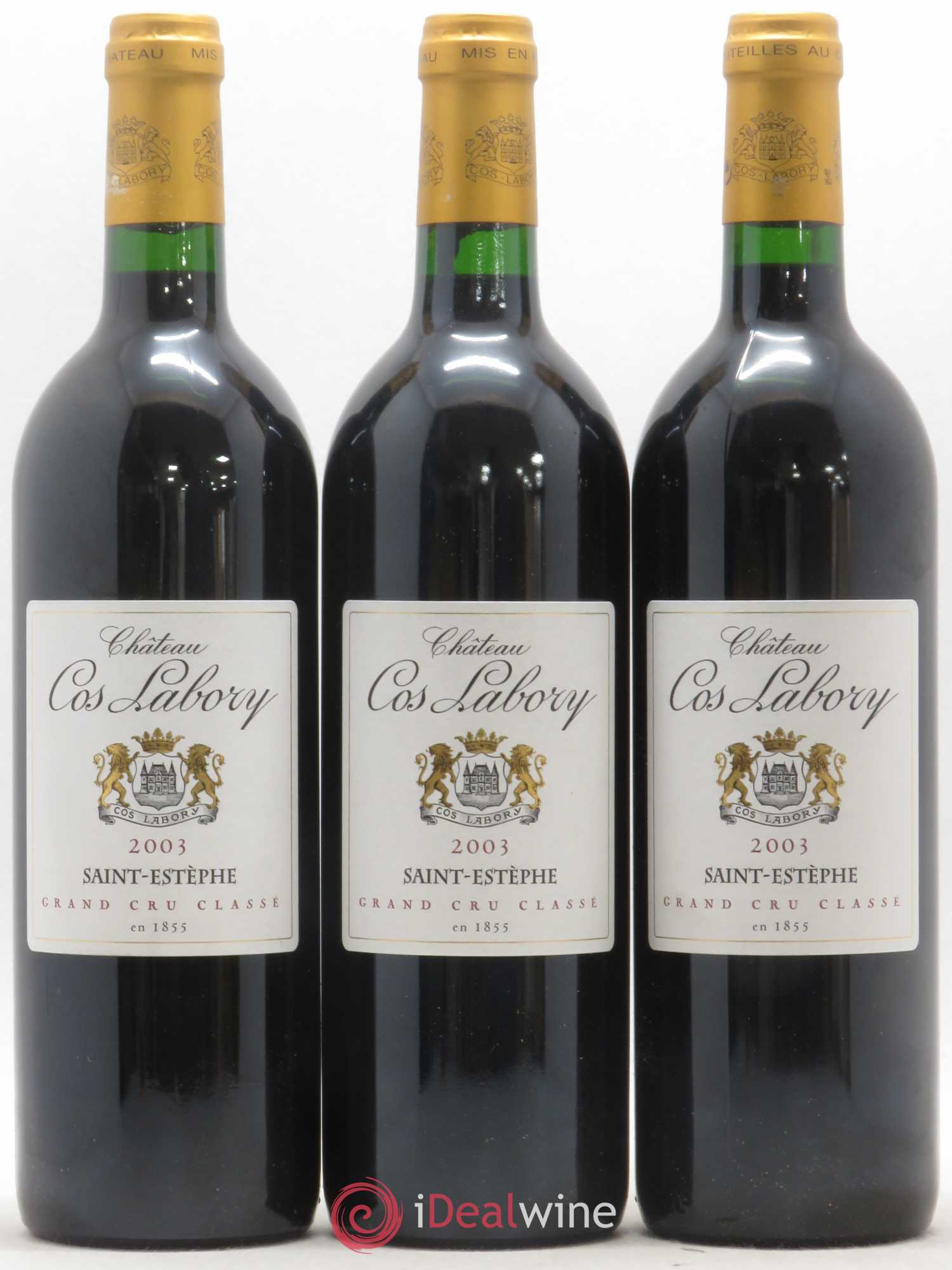 Château Cos Labory 5ème Grand Cru Classé 2003 - Lot de 12 bouteilles - 2