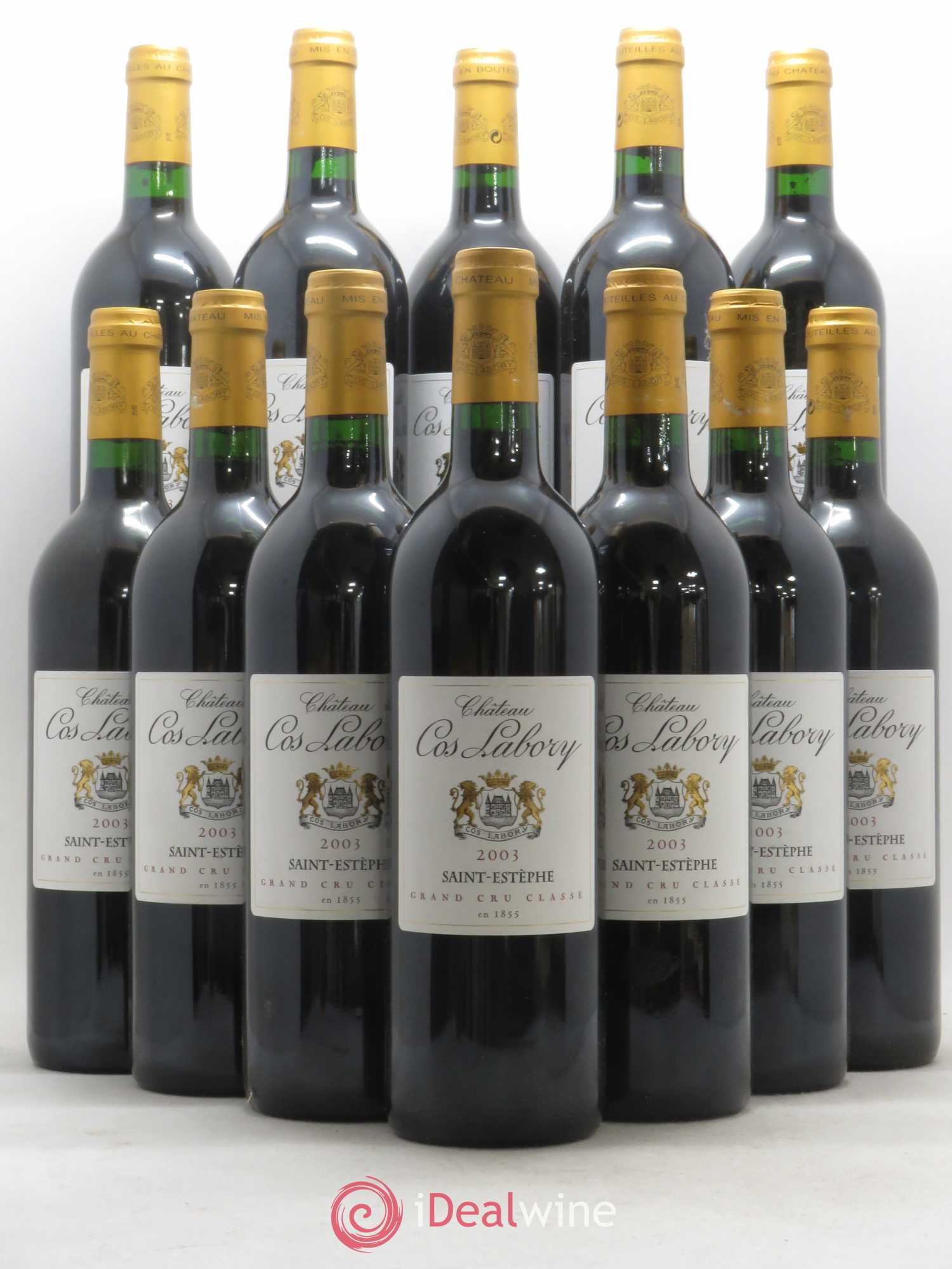 Château Cos Labory 5ème Grand Cru Classé 2003 - Lot de 12 bouteilles - 0