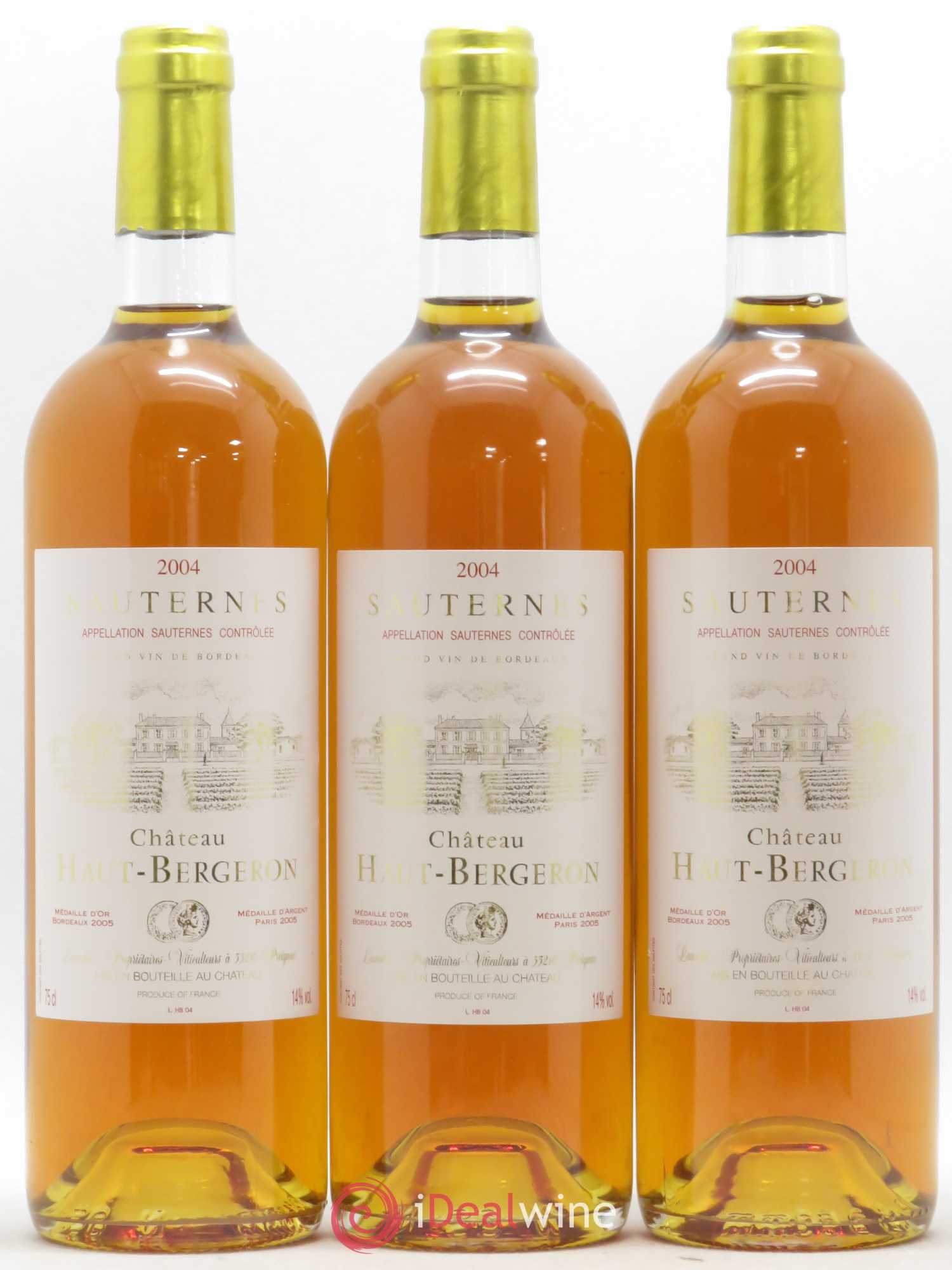 Château Haut-Bergeron 2004 - Lotto di 12 bottiglie - 1