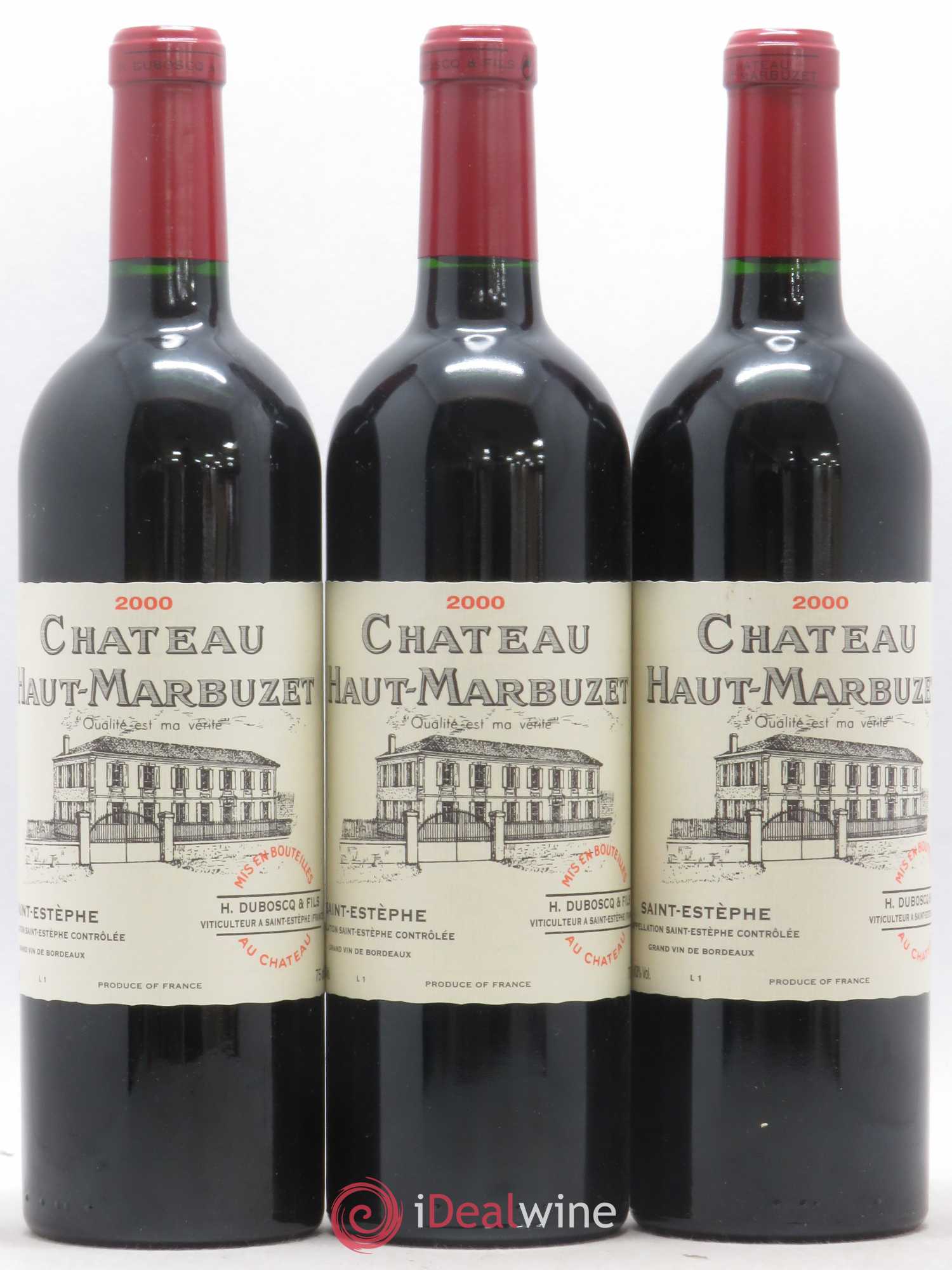 Château Haut Marbuzet 2000 - Lot de 12 bouteilles - 4