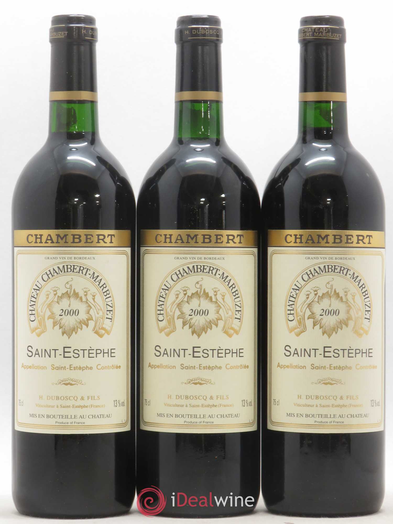 Château Chambert-Marbuzet Cru Bourgeois 2000 - Lot de 12 bouteilles - 2