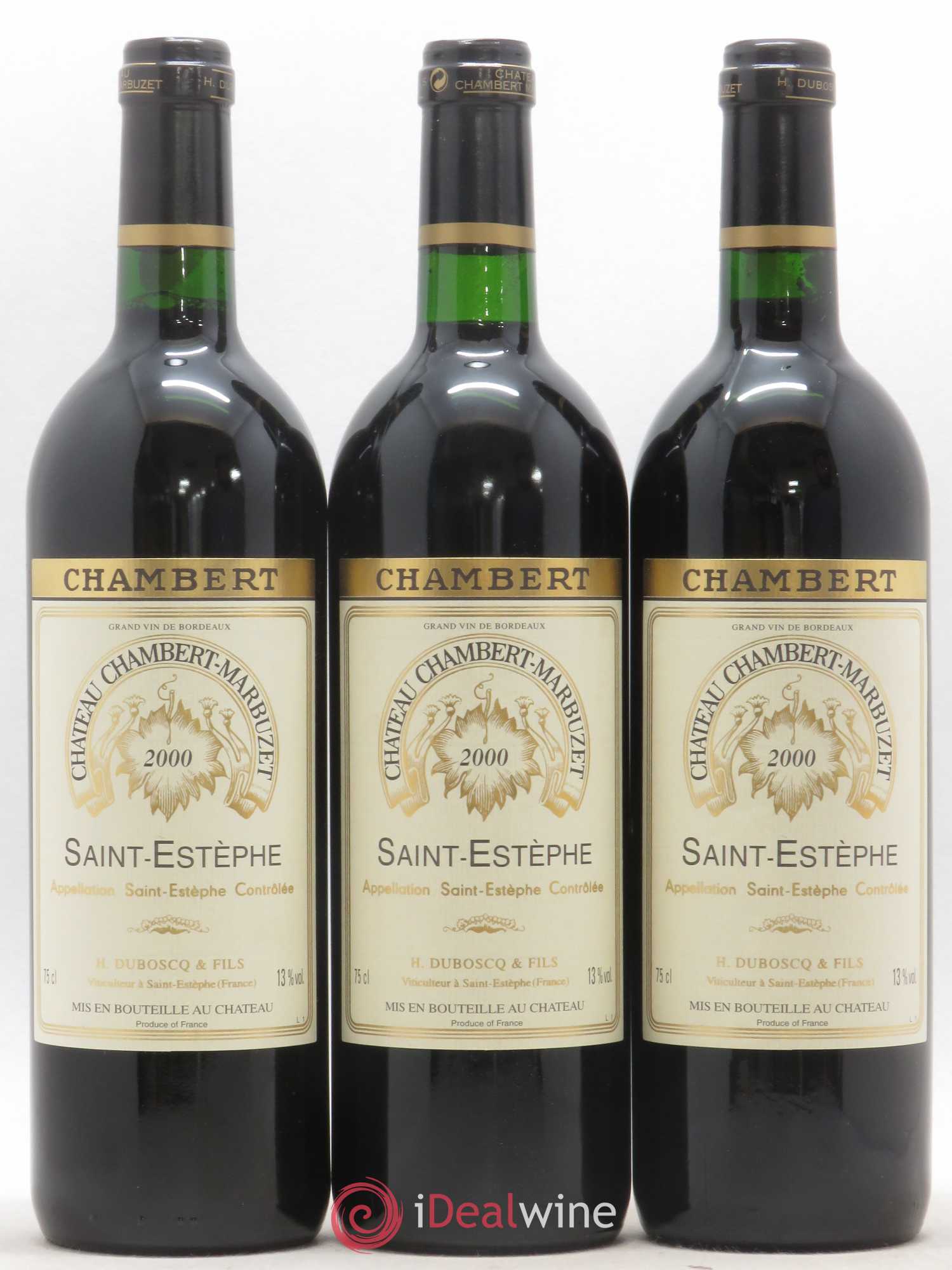 Château Chambert-Marbuzet Cru Bourgeois 2000 - Lot de 12 bouteilles - 4