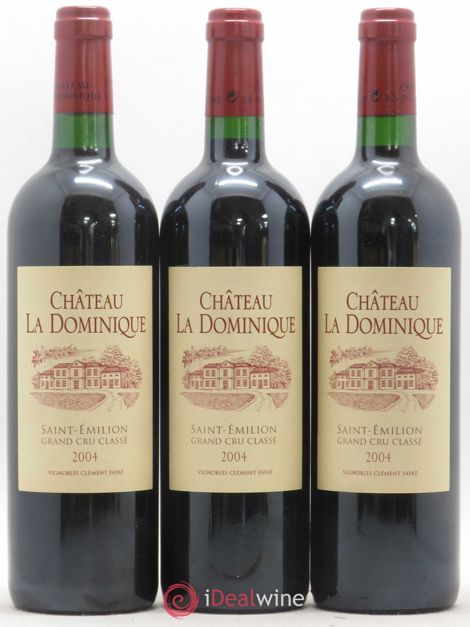 Château la Dominique Grand Cru Classé 2004 - Lot de 12 bouteilles - 1