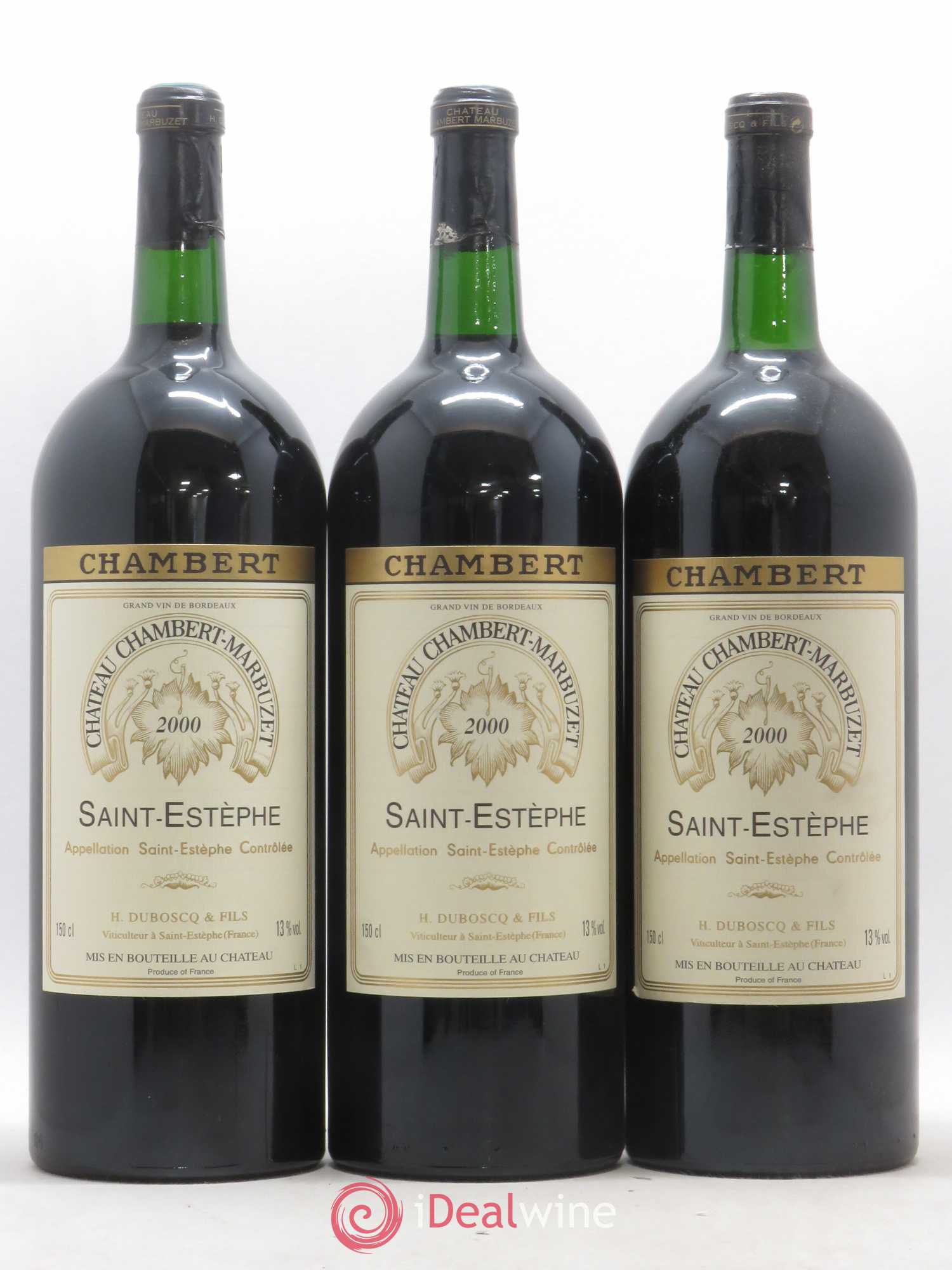 Château Chambert-Marbuzet Cru Bourgeois 2000 - Lot de 6 magnums - 2