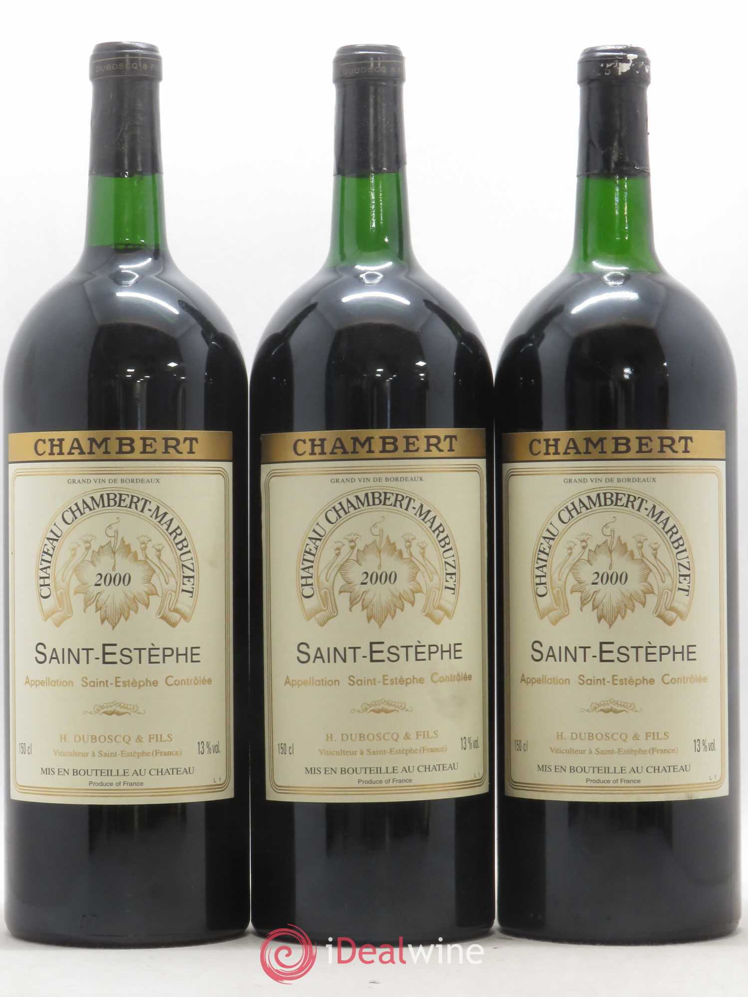 Château Chambert-Marbuzet Cru Bourgeois 2000 - Lot de 6 magnums - 2