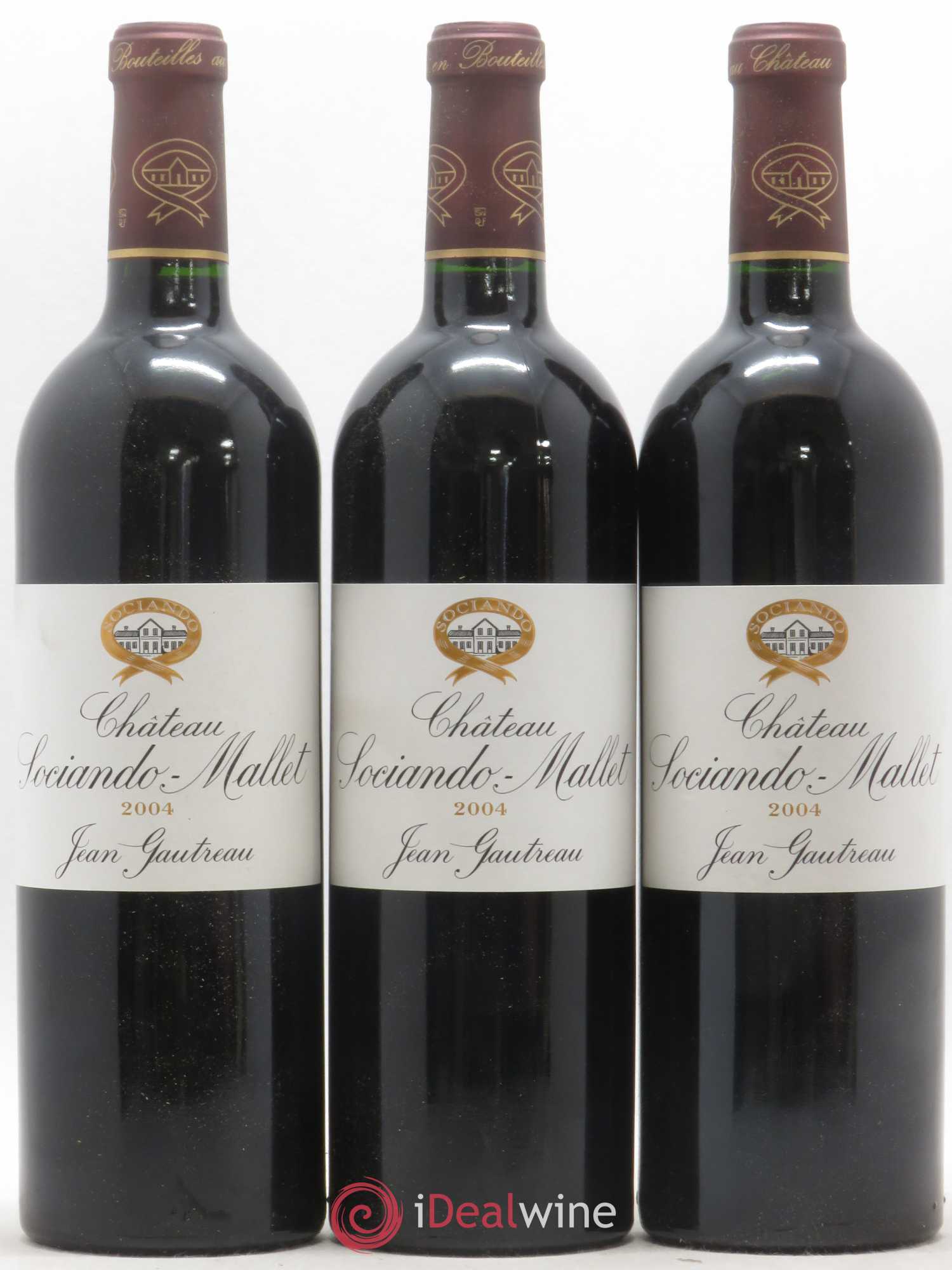 Château Sociando Mallet 2004 - Lot de 12 bouteilles - 1