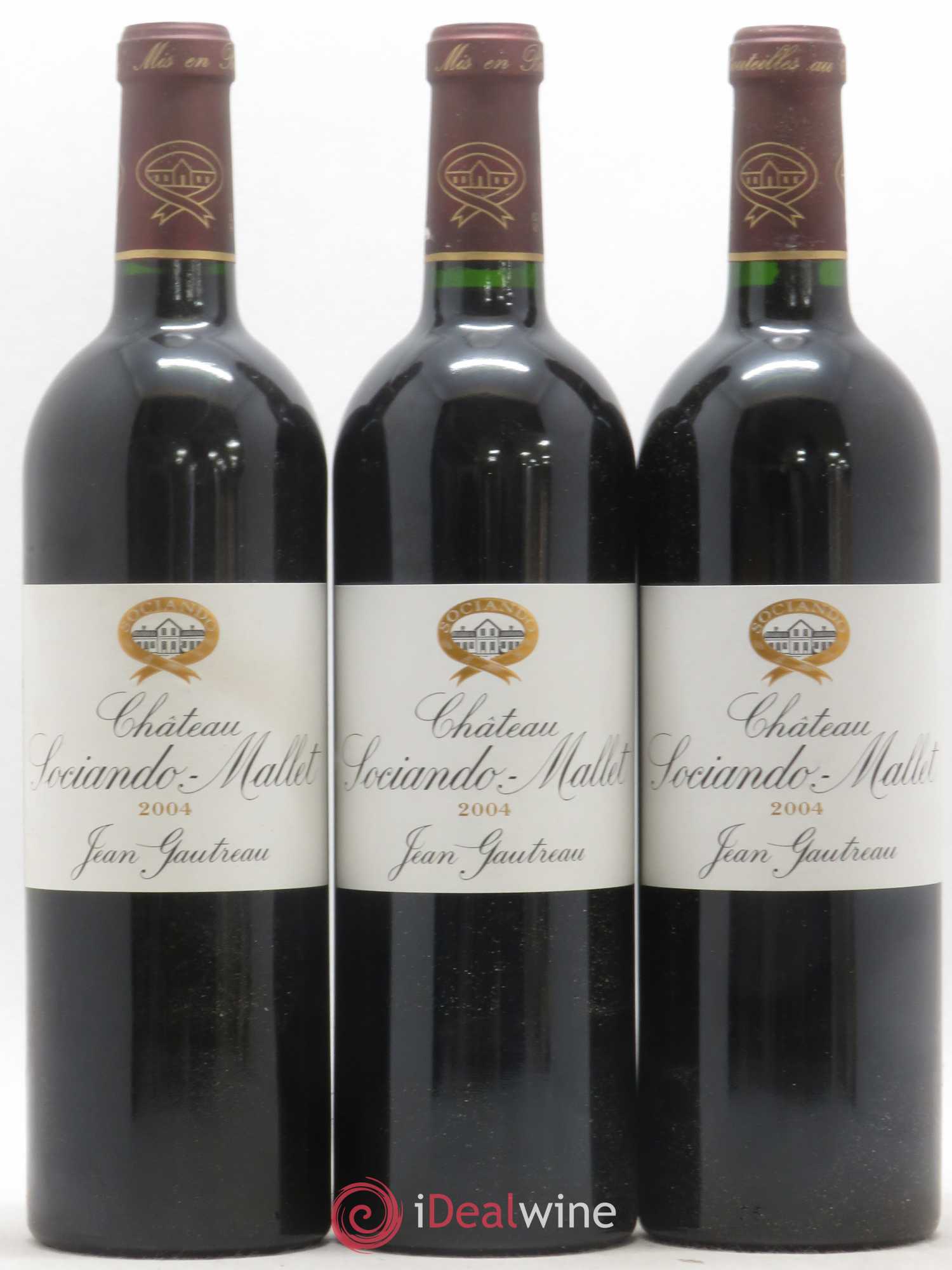 Château Sociando Mallet 2004 - Lot de 12 bouteilles - 2
