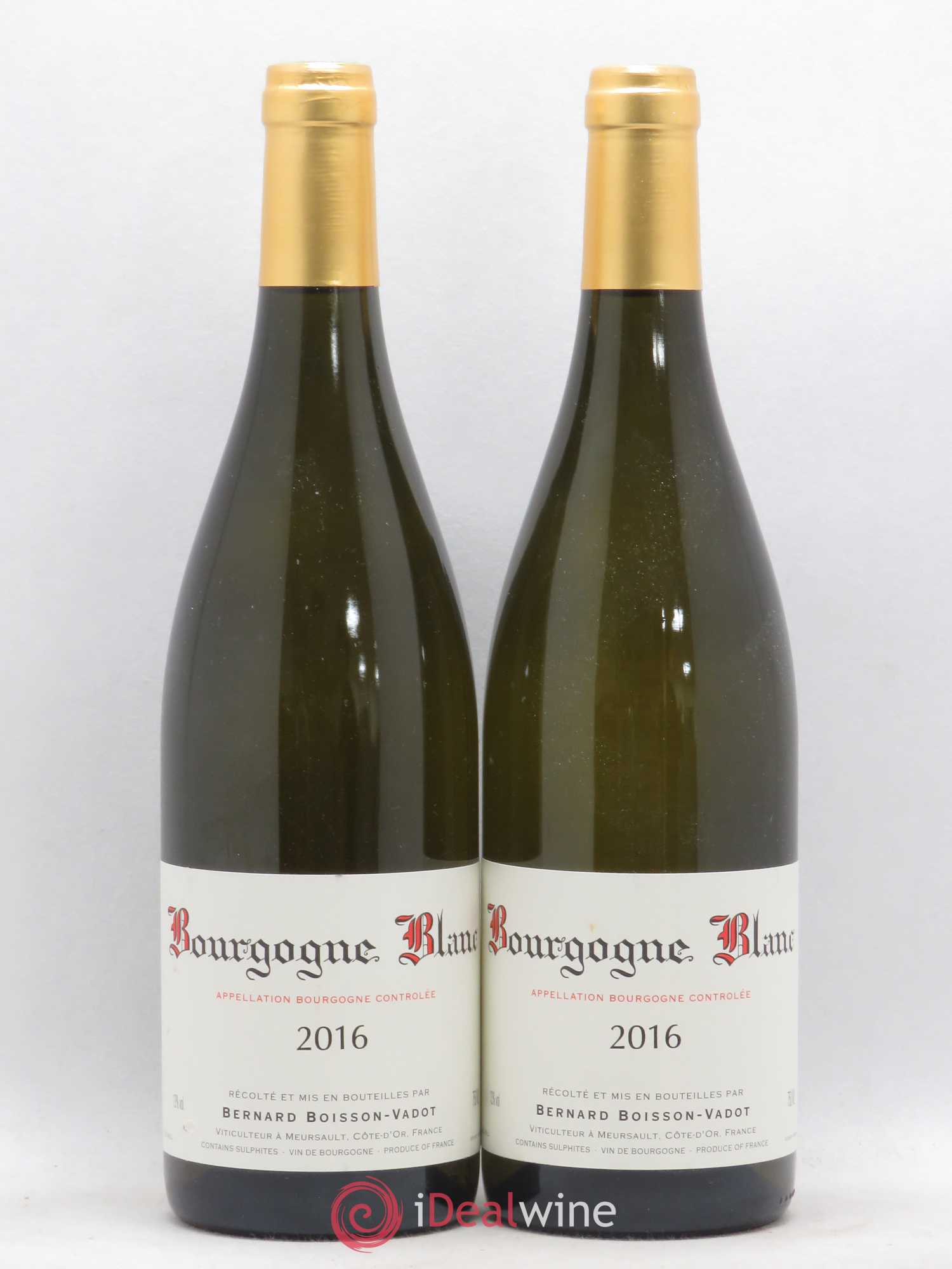 Bourgogne Boisson-Vadot (Domaine) 2016 - Lot de 2 bouteilles - 0